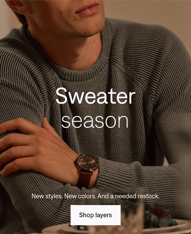 Sweater season: Shop now