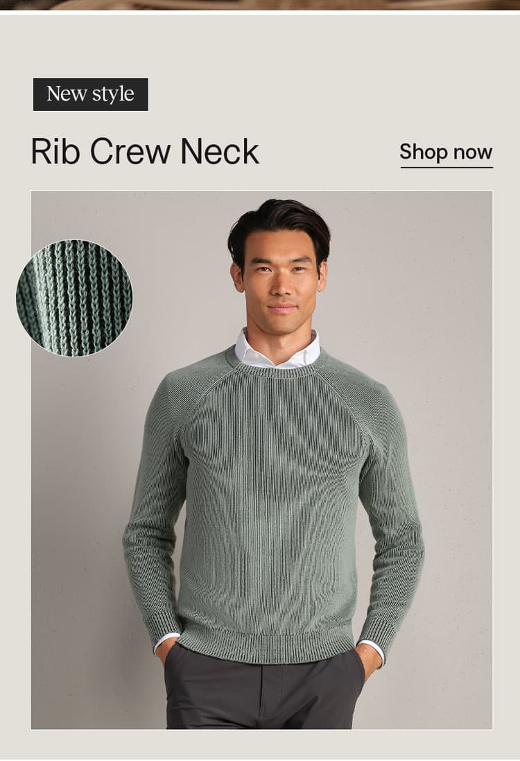 Rib Crew Neck