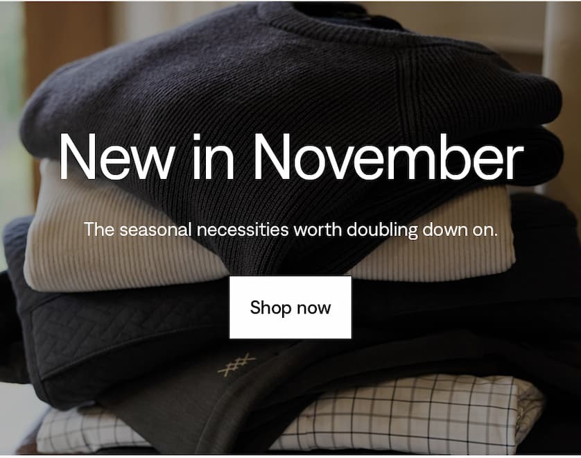 New in November: Shop now