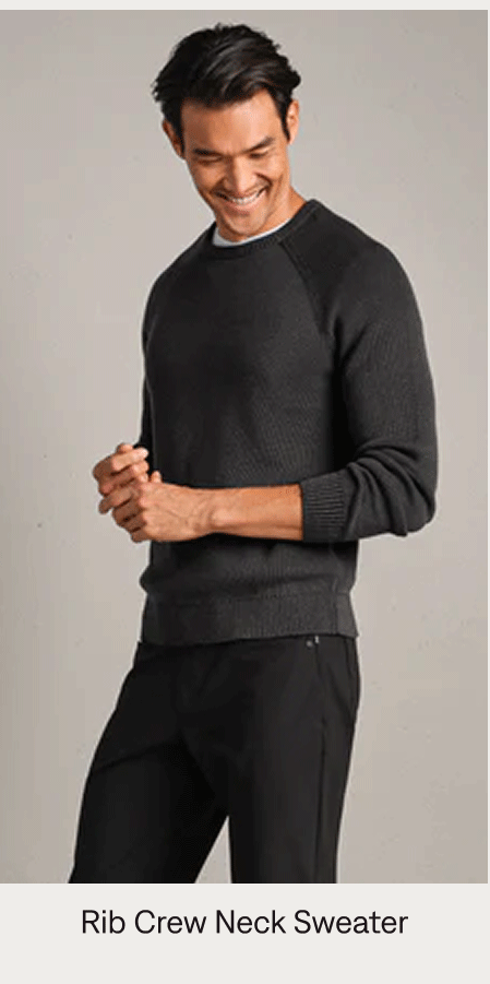 Rib Crewneck Sweater
