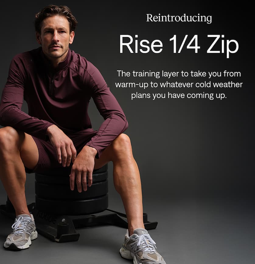 Reintroducing: Rise 1/4 Zip