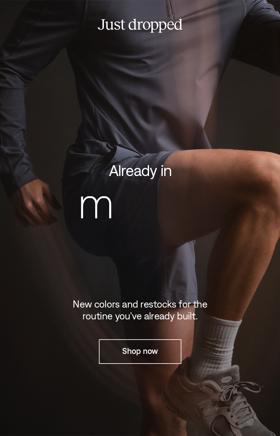 Just dropped: New in active