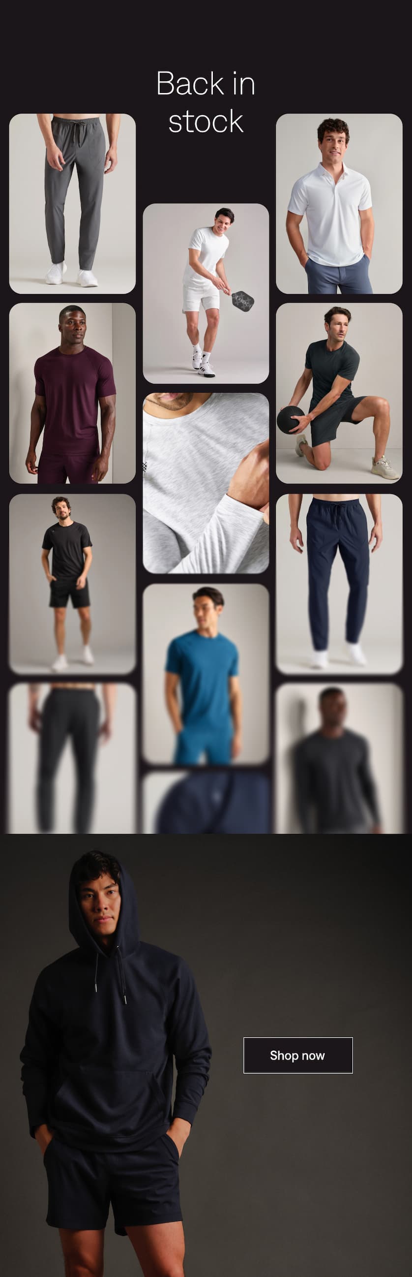 Back in stock: Shop now