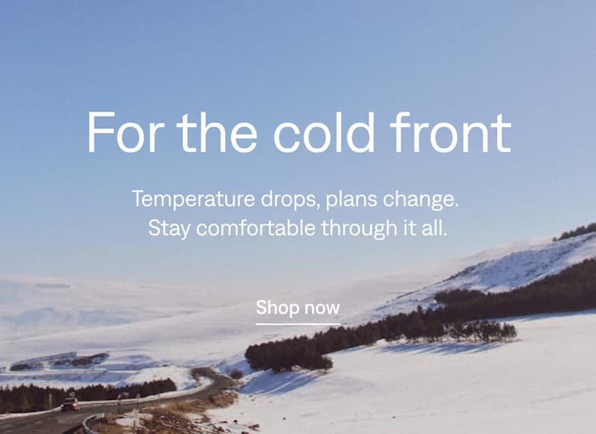 For the cold front