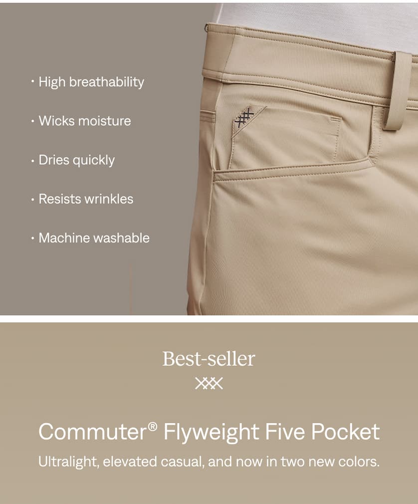 Commuter® Flyweight Five Pocket Pant: Shop now