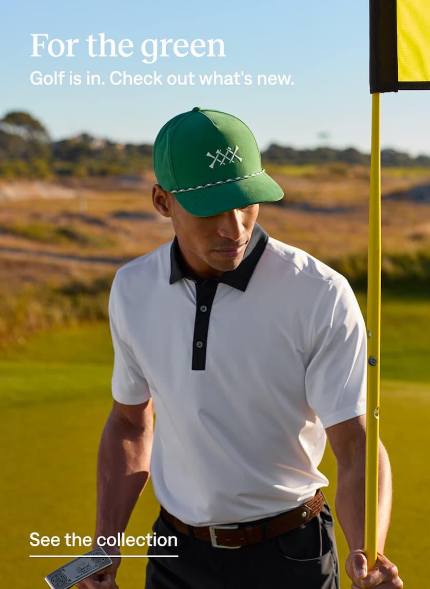 For the green: Shop golf