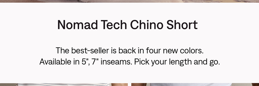Nomad Tech Chino Short