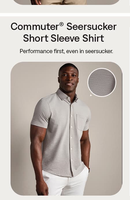 Commuter® Seersucker Short Sleeve Shirt