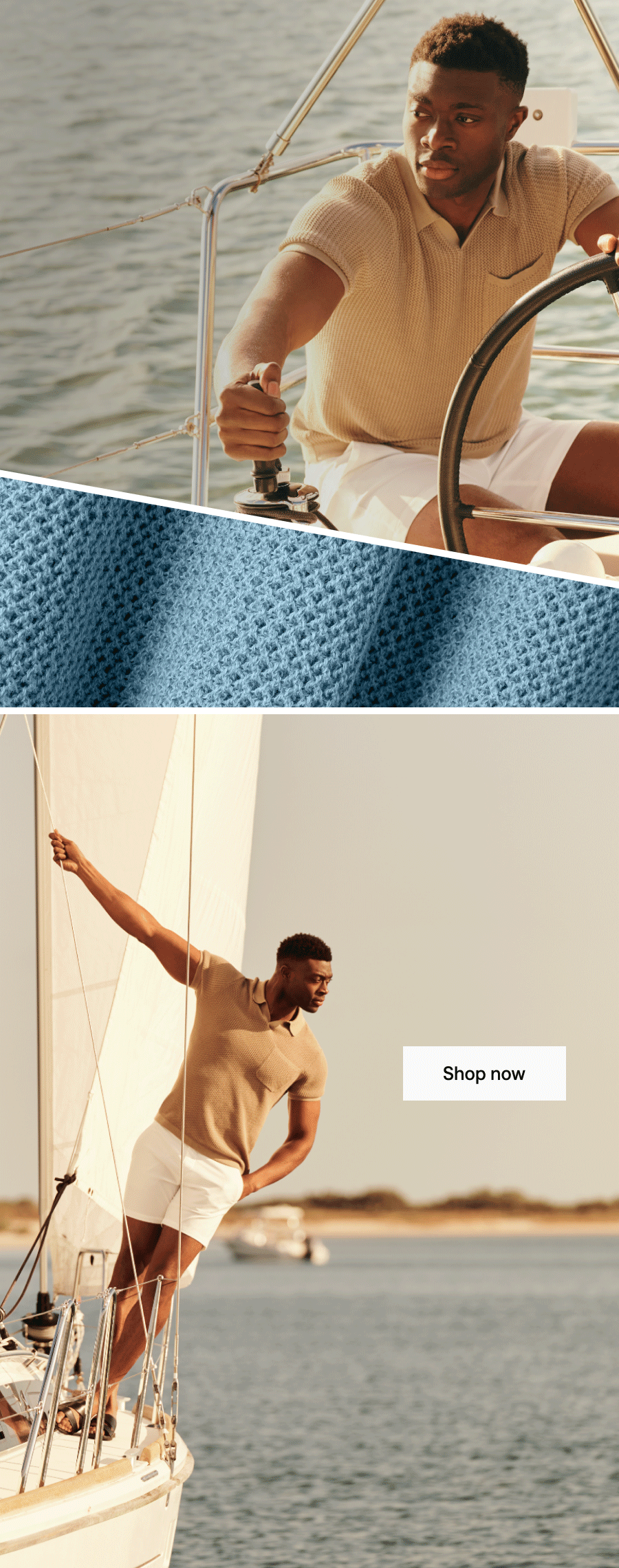 Shop now: Coastal Johnny Collar Polo