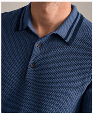 Fine Knit Sweater Polo