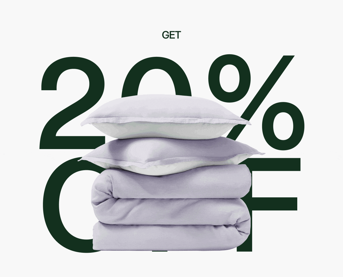 20% off all linen