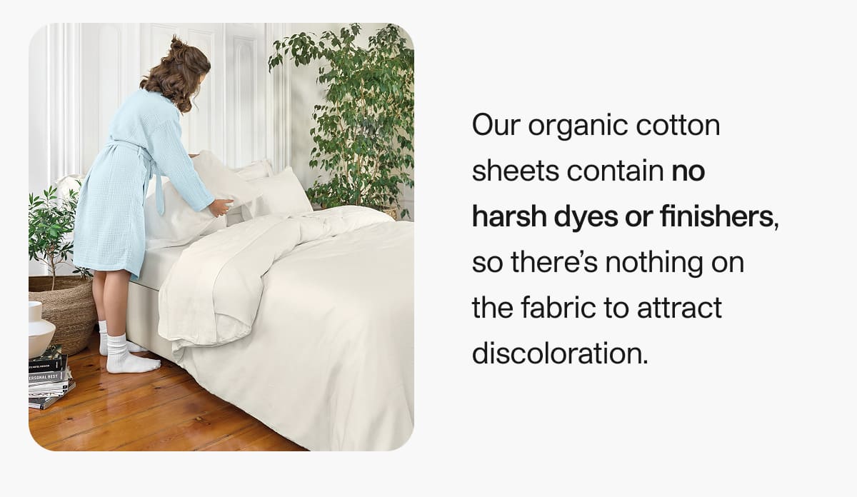 Organic cotton finish