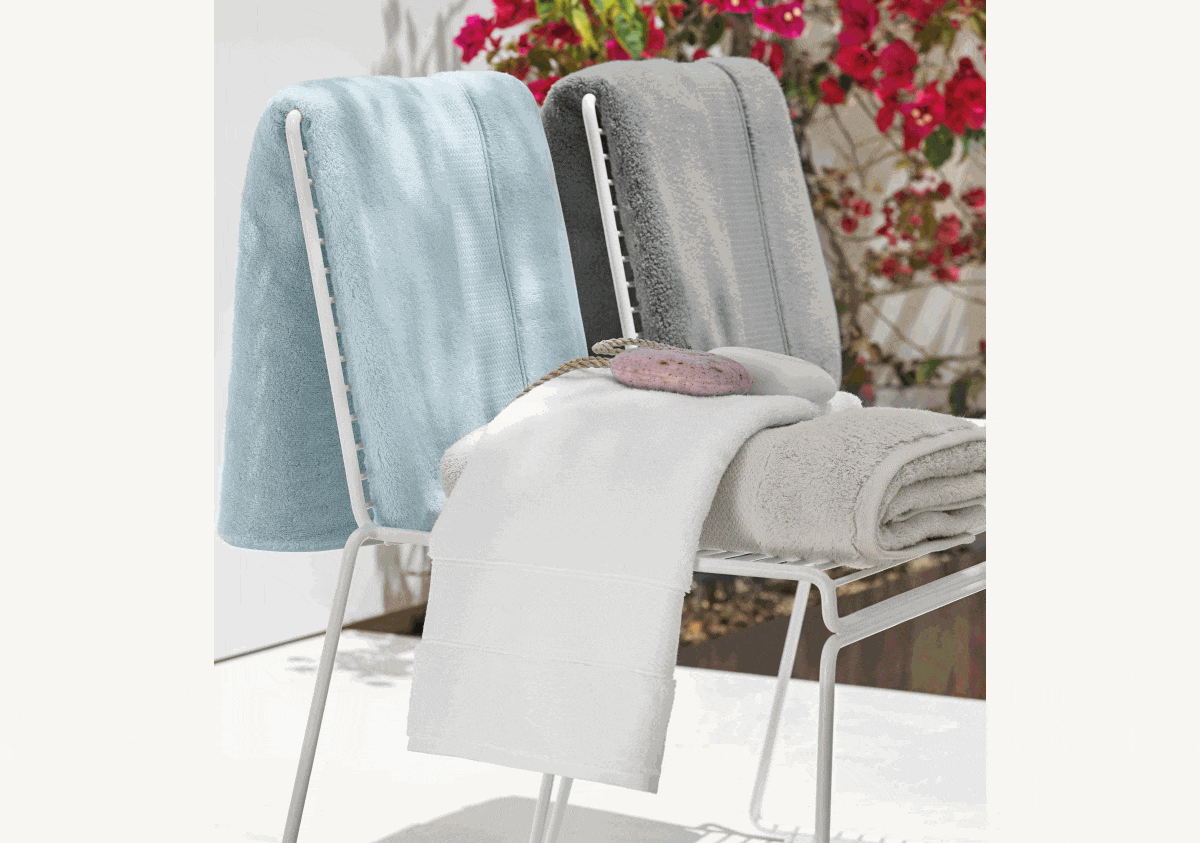 The plush towel