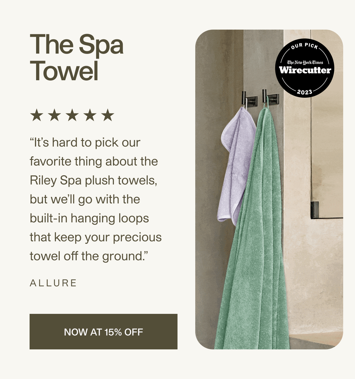 The spa towel