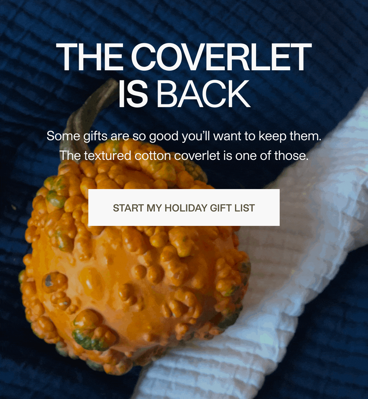 The coverlet is back