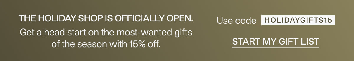 The holiday shop is open