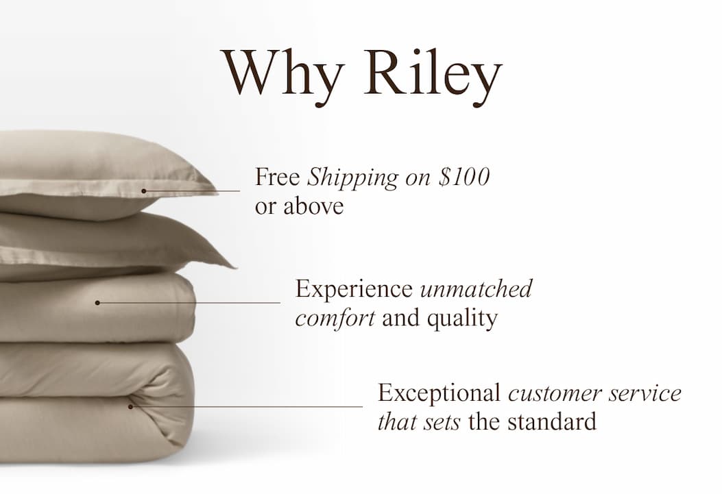 Riley’s bestselling Percale Sheets (comfortable and crisp hotel-quality sheets) and Plush Towels (ultrasoft and absorbent 100% cotton towels) are fully in stock and available in multiple colorways. Start or complete your home collection ahead of holiday hosting.