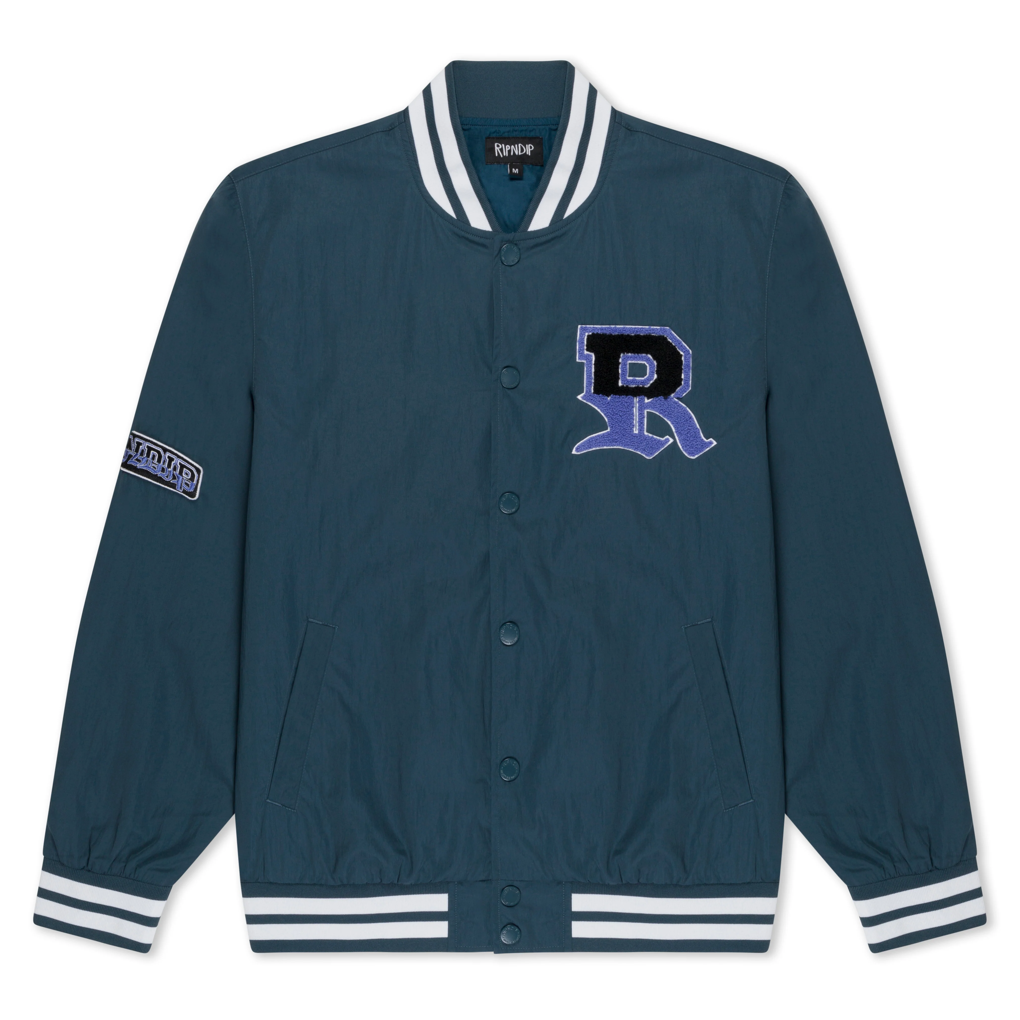 Image of Ripndip Athletics Stadium Jacket (Navy)