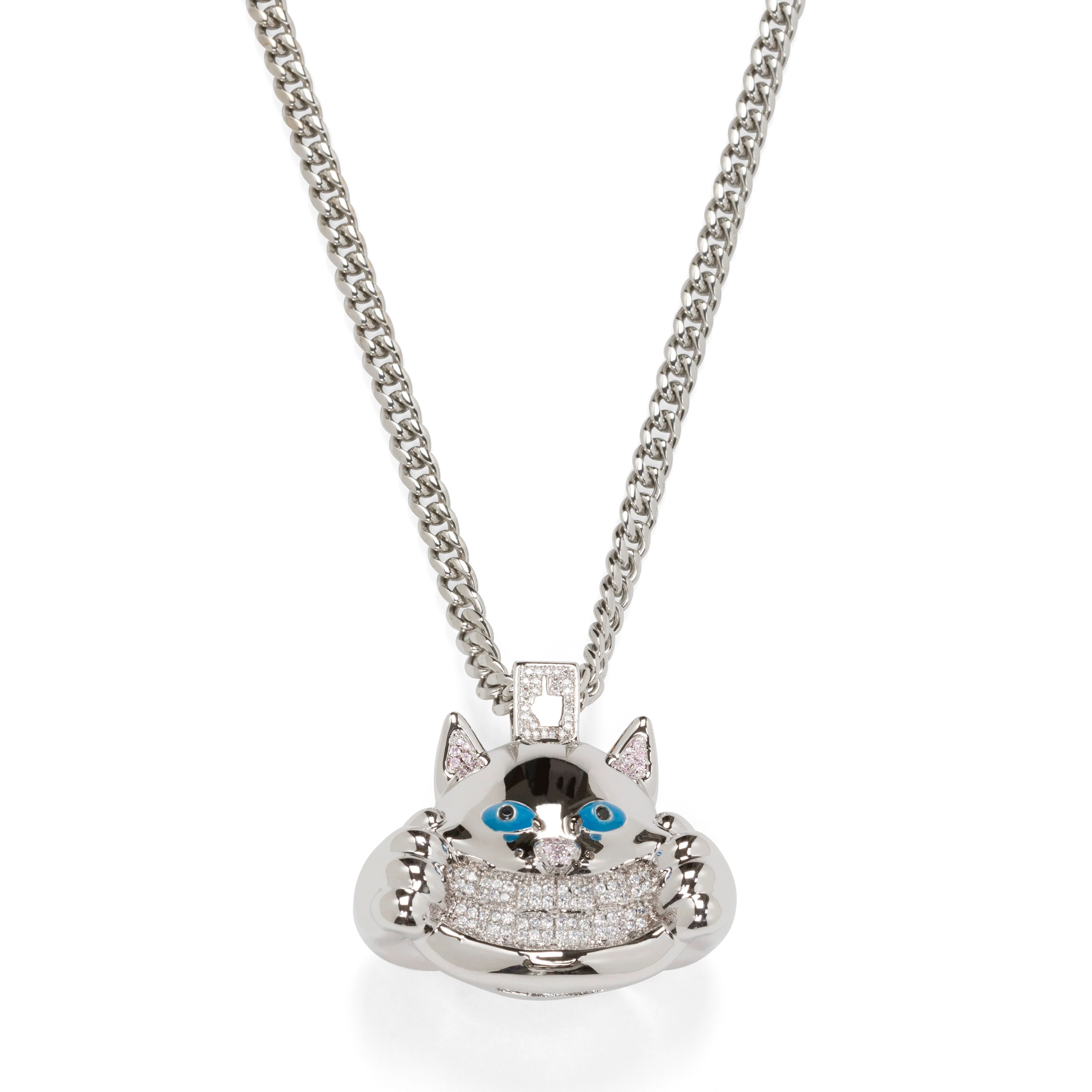 Image of Ripndip x King Ice Nermal Necklace (Silver)