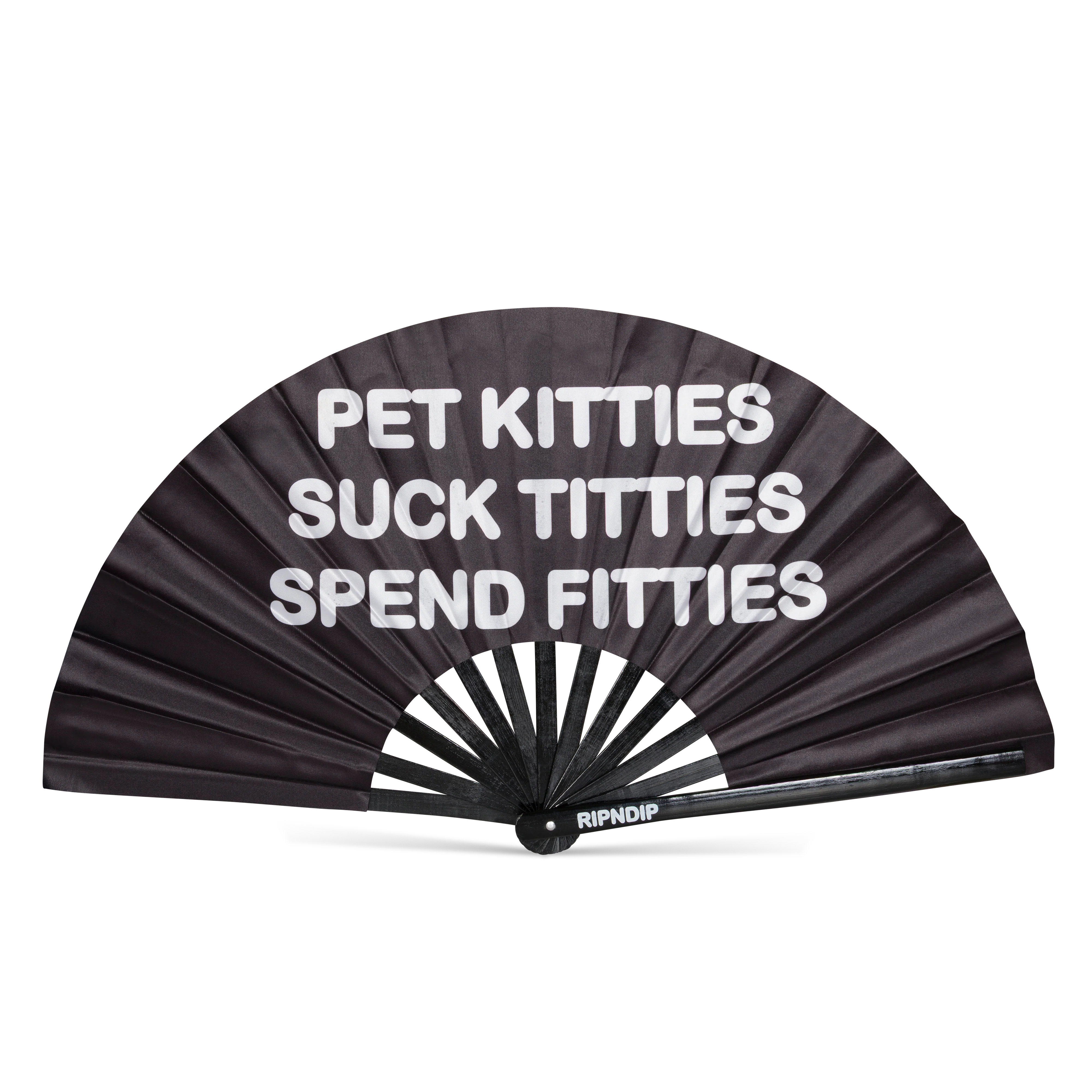 Image of Pet Kitties Fan (Black)