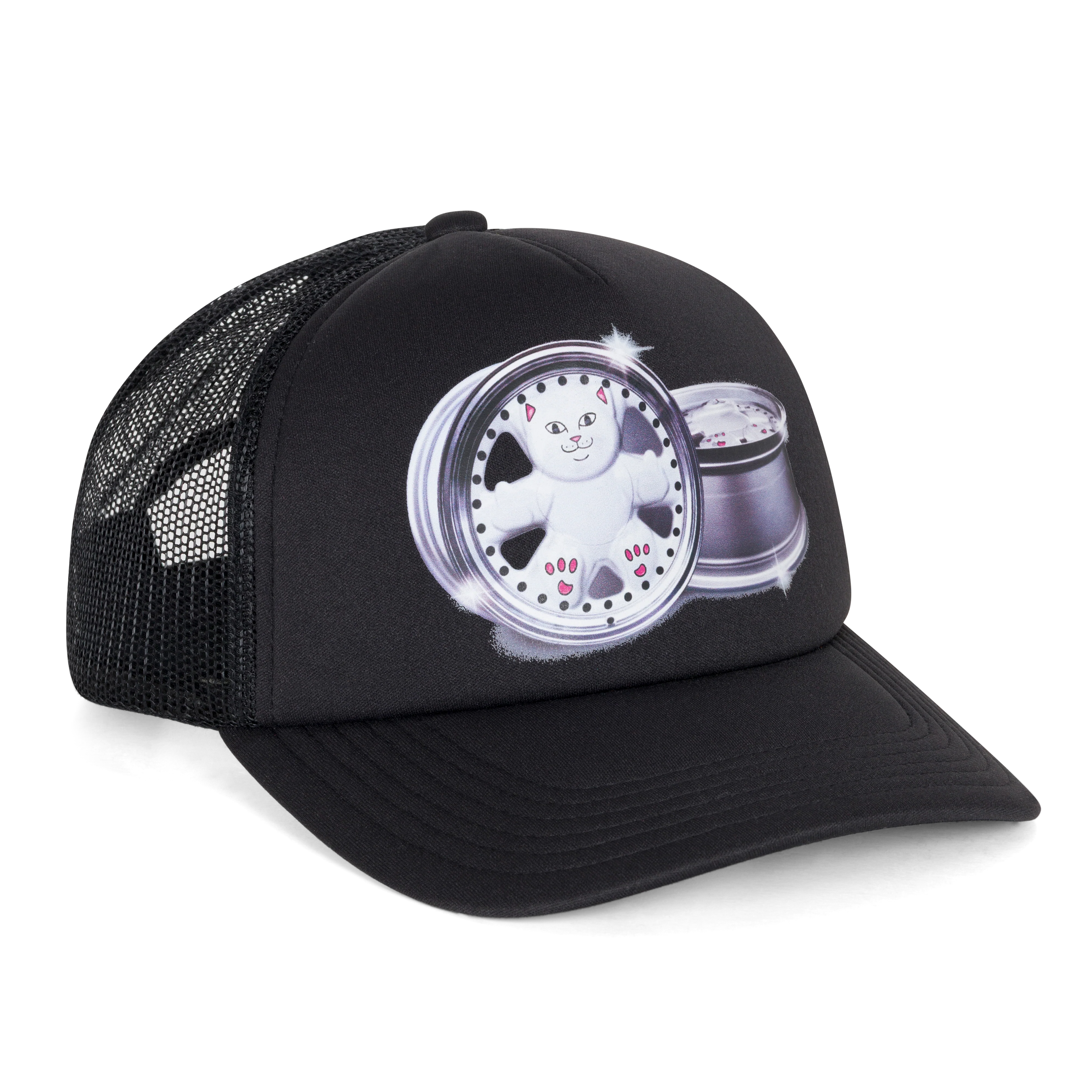 Image of Nerm Wheels Trucker Hat (Black)