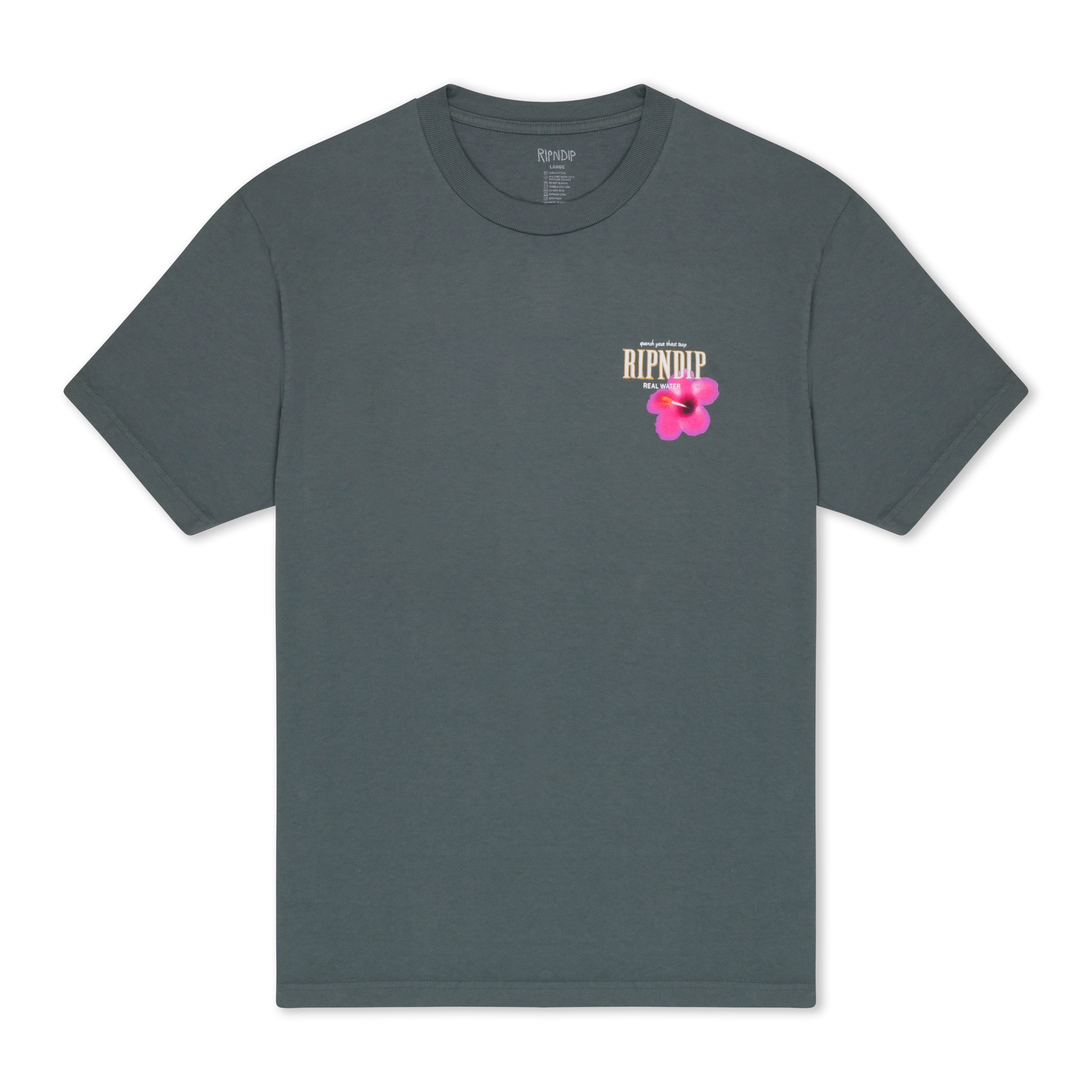 Image of Real Water Tee (Charcoal)
