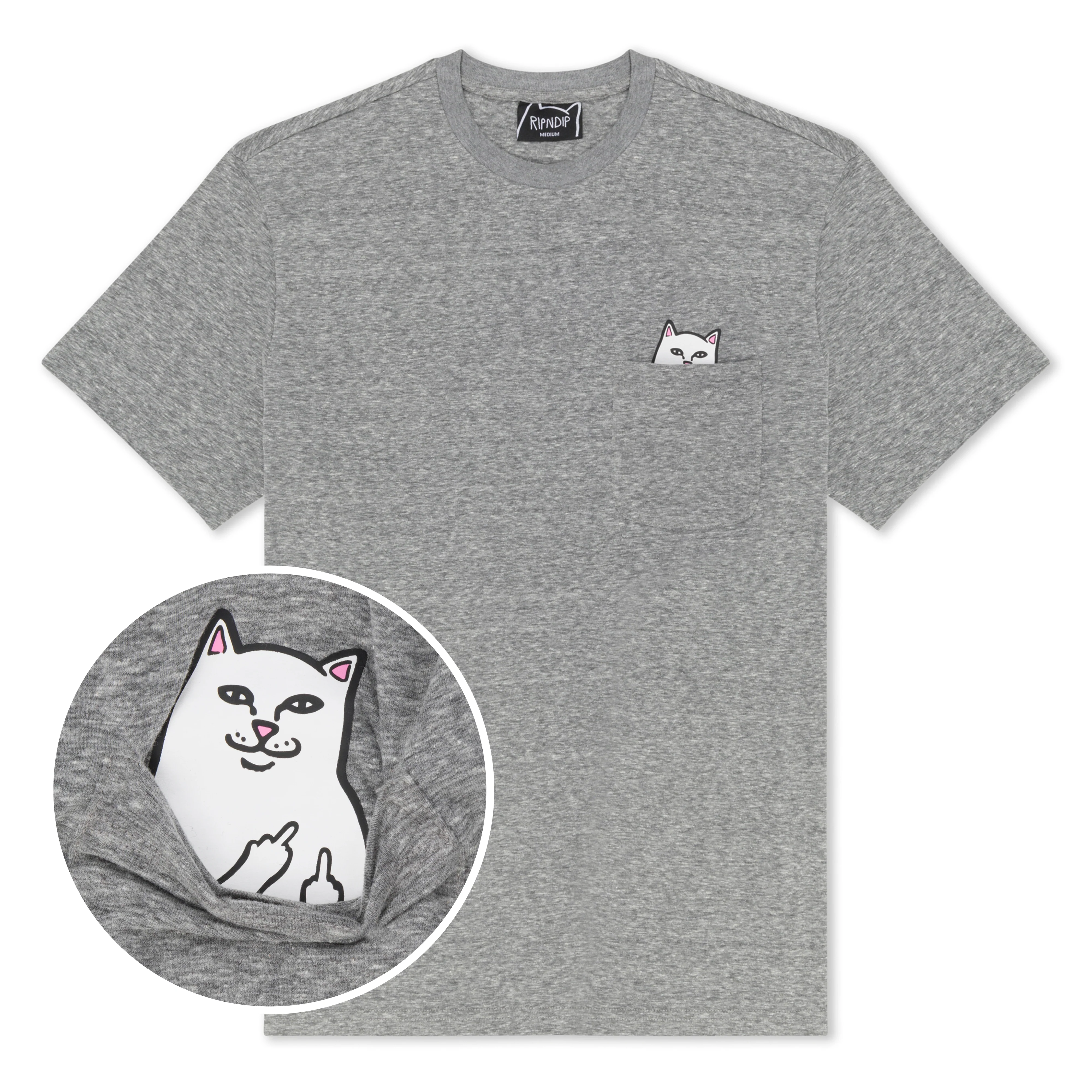 Image of Lord Nermal S/S Pocket Tee (Heather Grey)