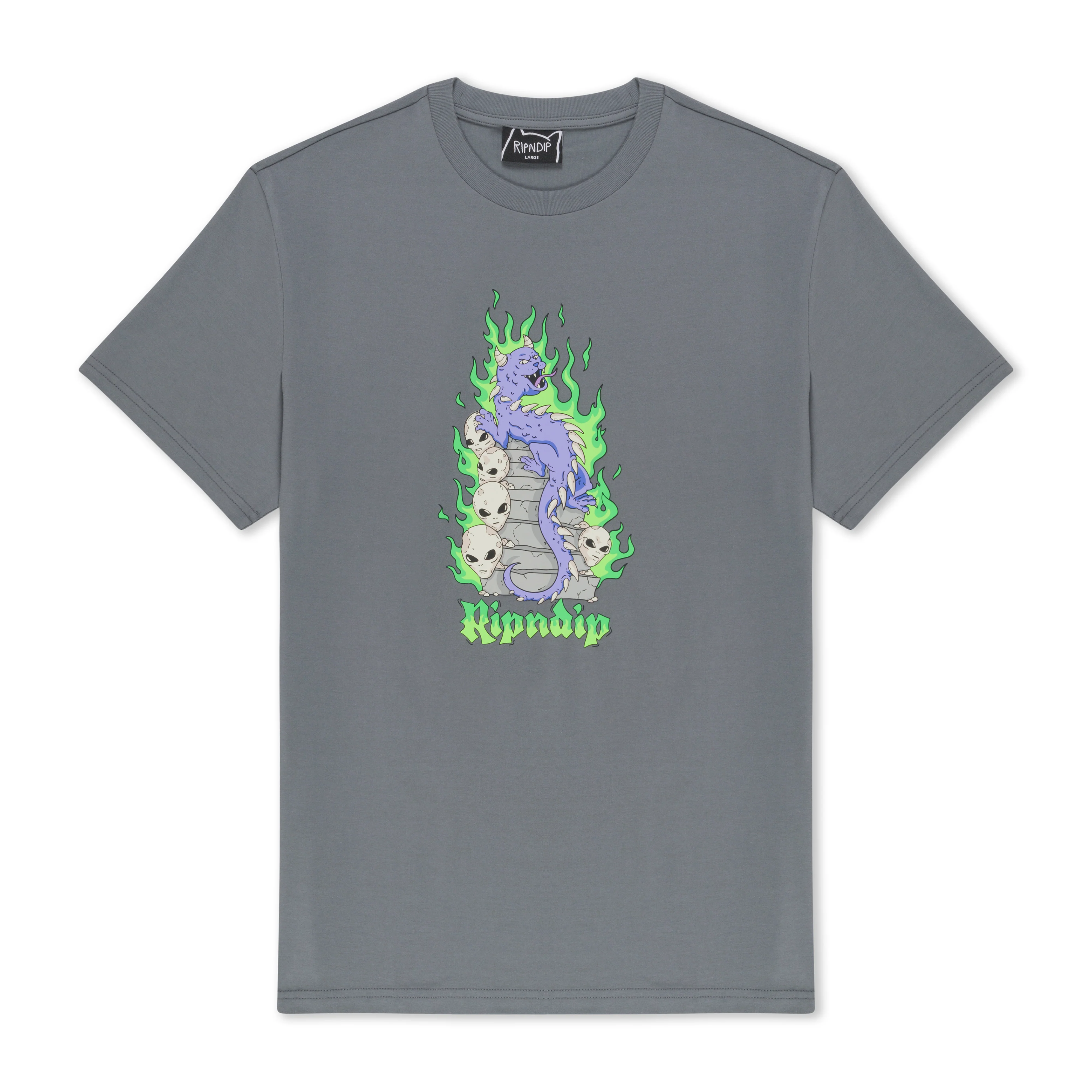 Image of Horntail Tee (Charcoal)