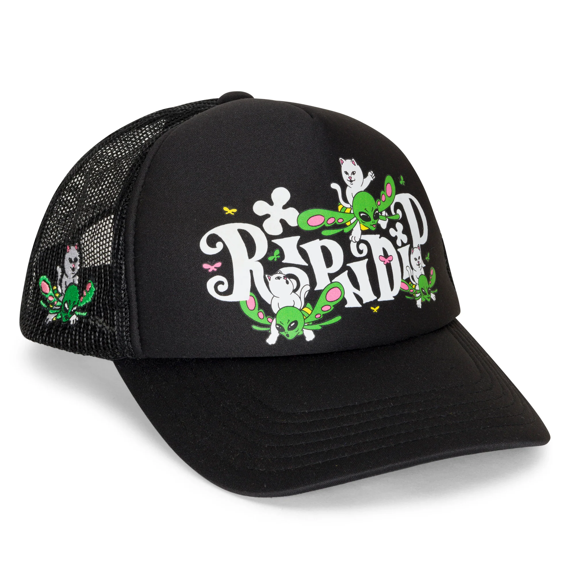Image of Fly Away Trucker Hat (Black)