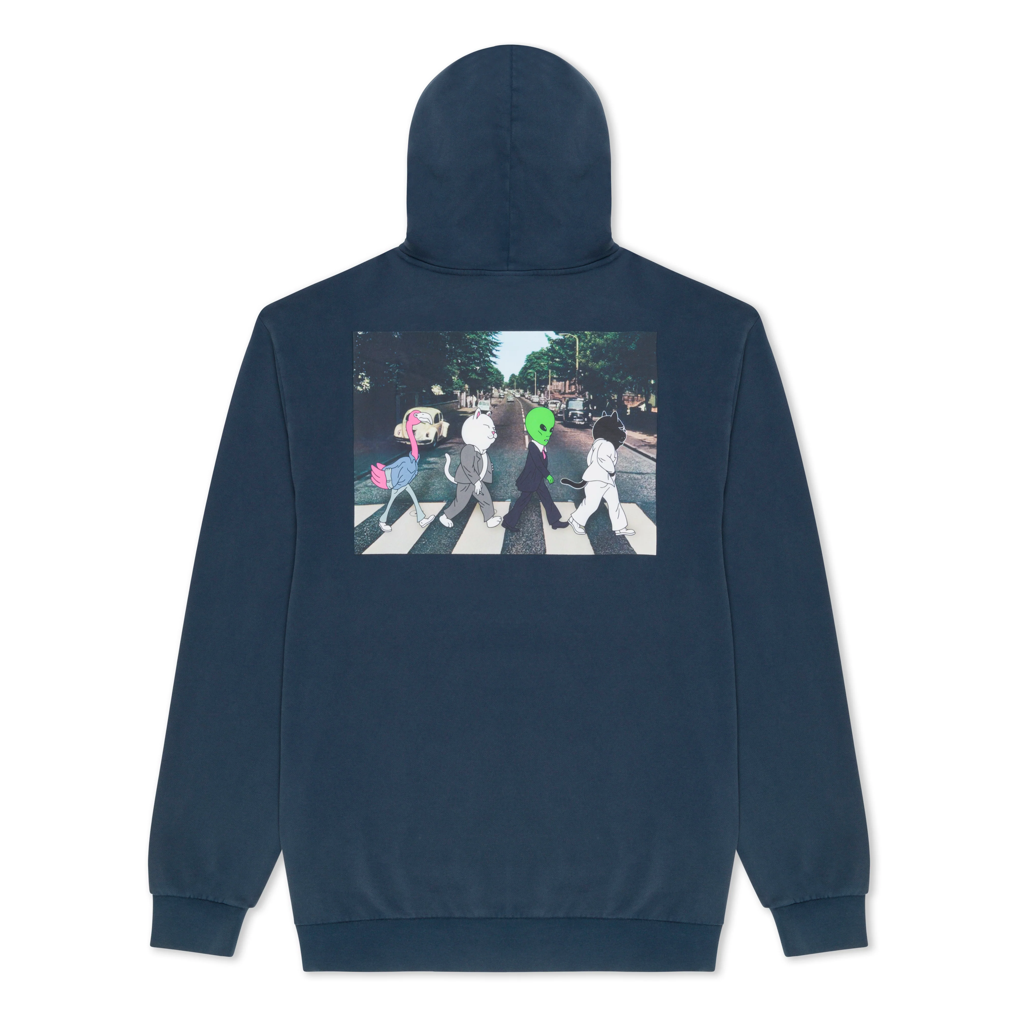 Image of Crosswalk Hoodie  (Navy Vintage Wash)