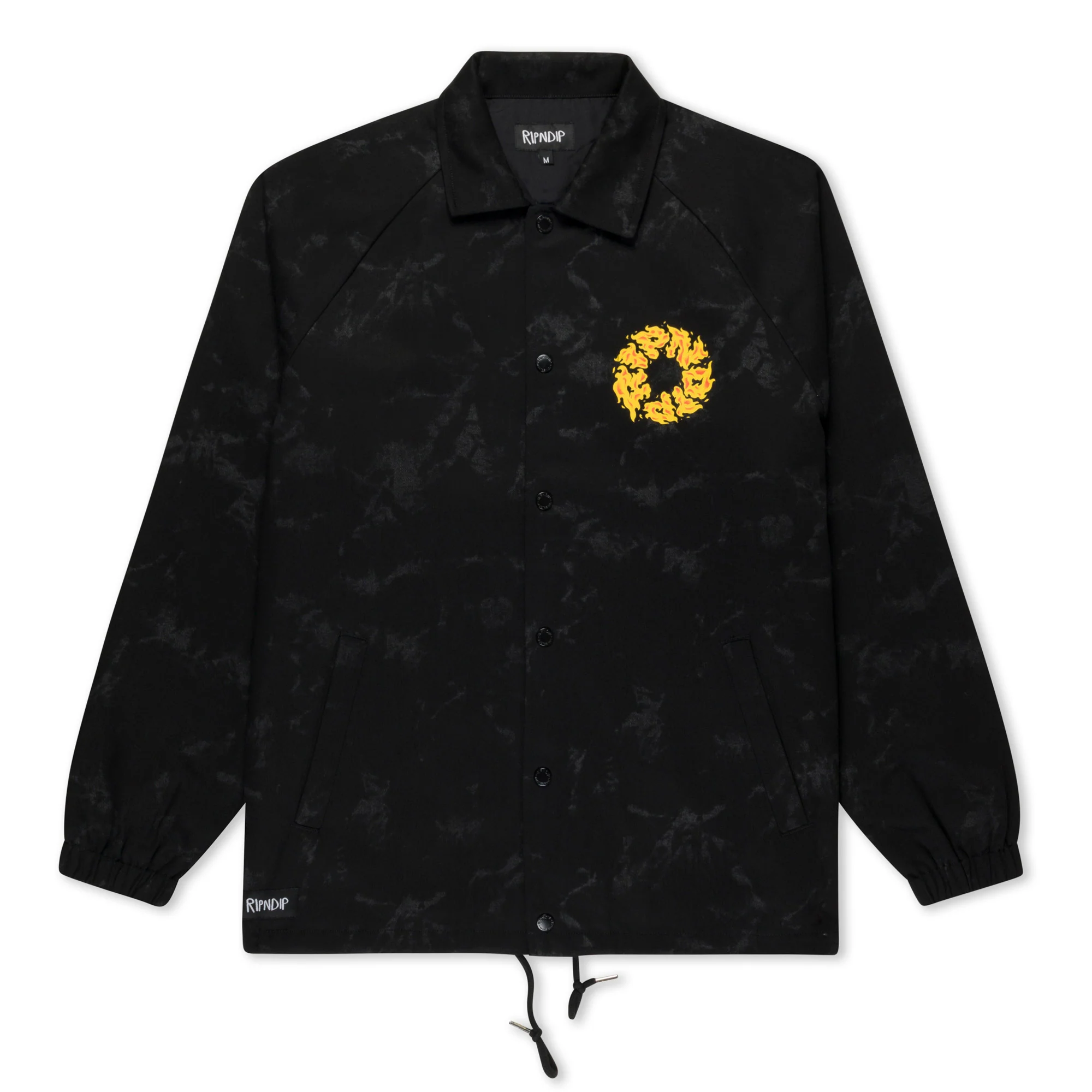 Image of Burn In Heck Coaches Jacket (Black)
