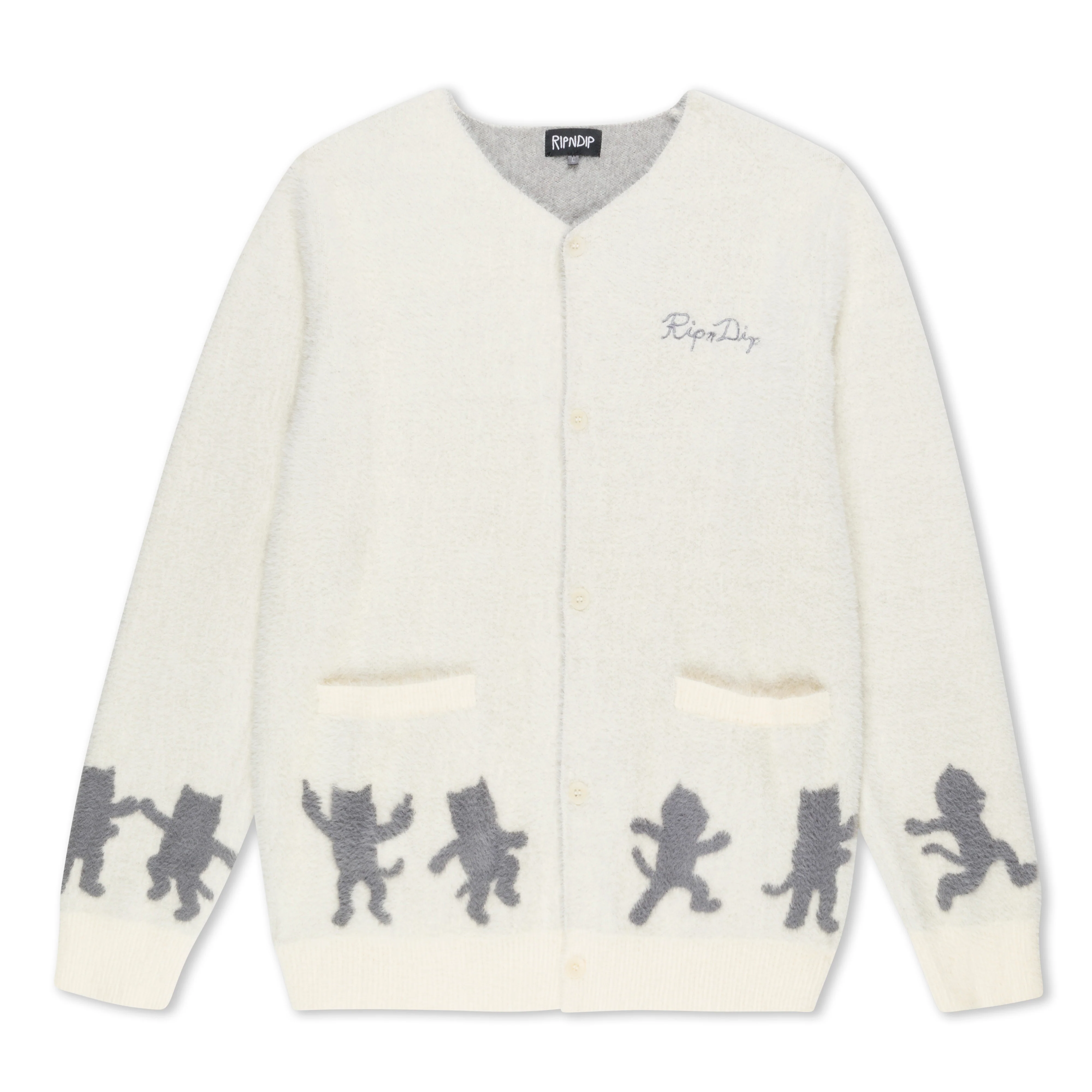 Image of Cosmic Nerm Mohair Cardigan (Off White)
