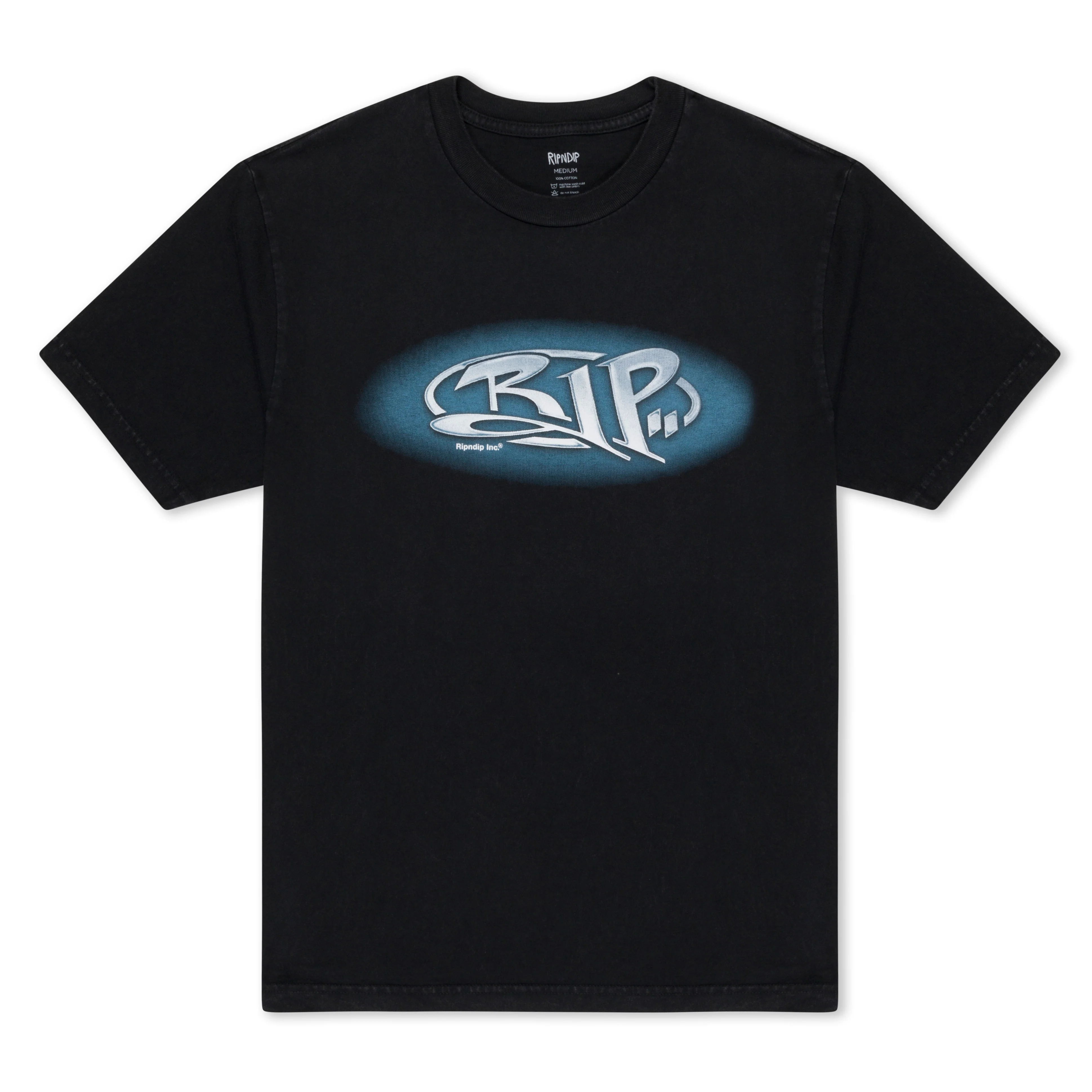 Image of Ripped Tee (Black Vintage Wash)