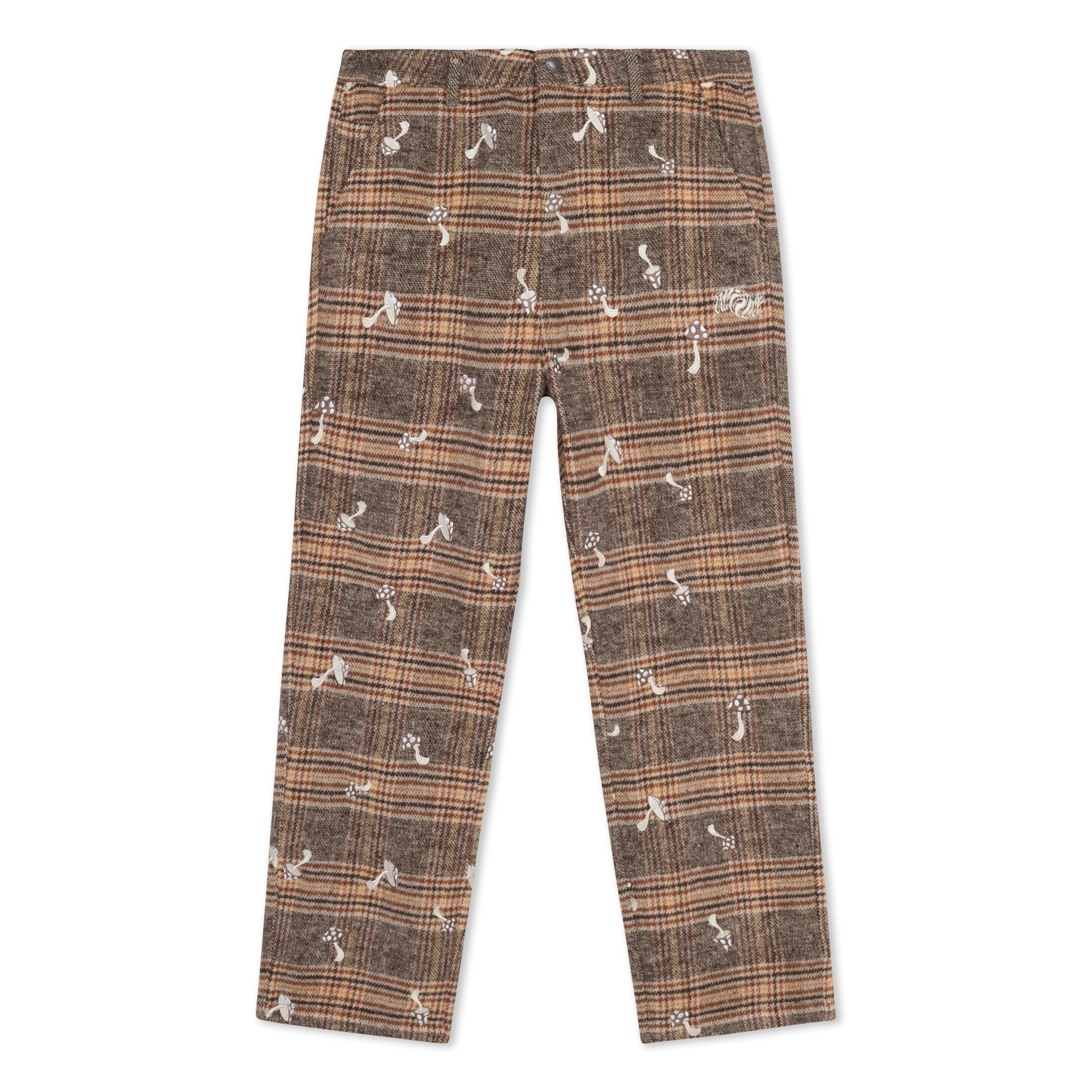 Image of Euphoria Pants (Brown Plaid)