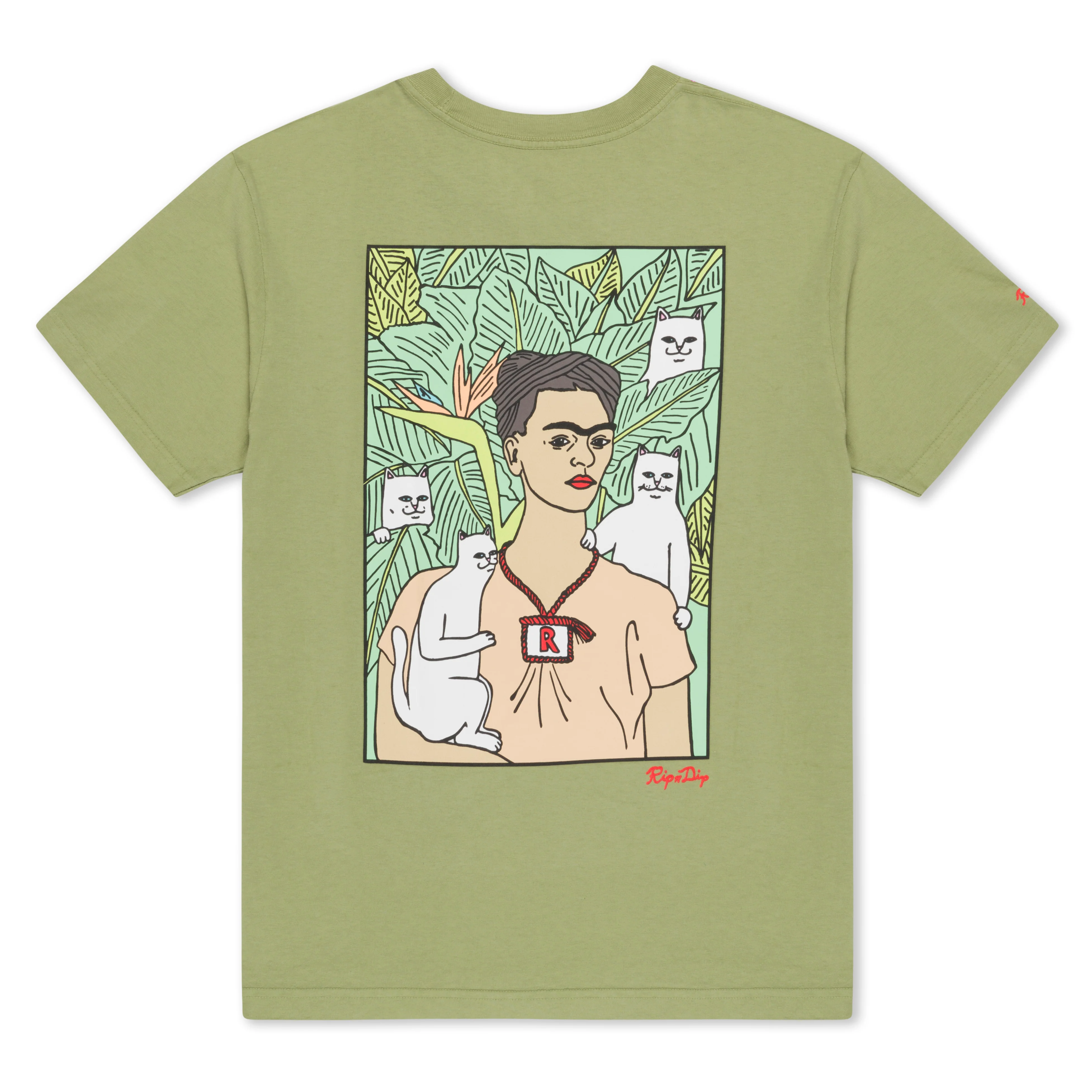Image of Nermal Portrait Tee (Light Forest)