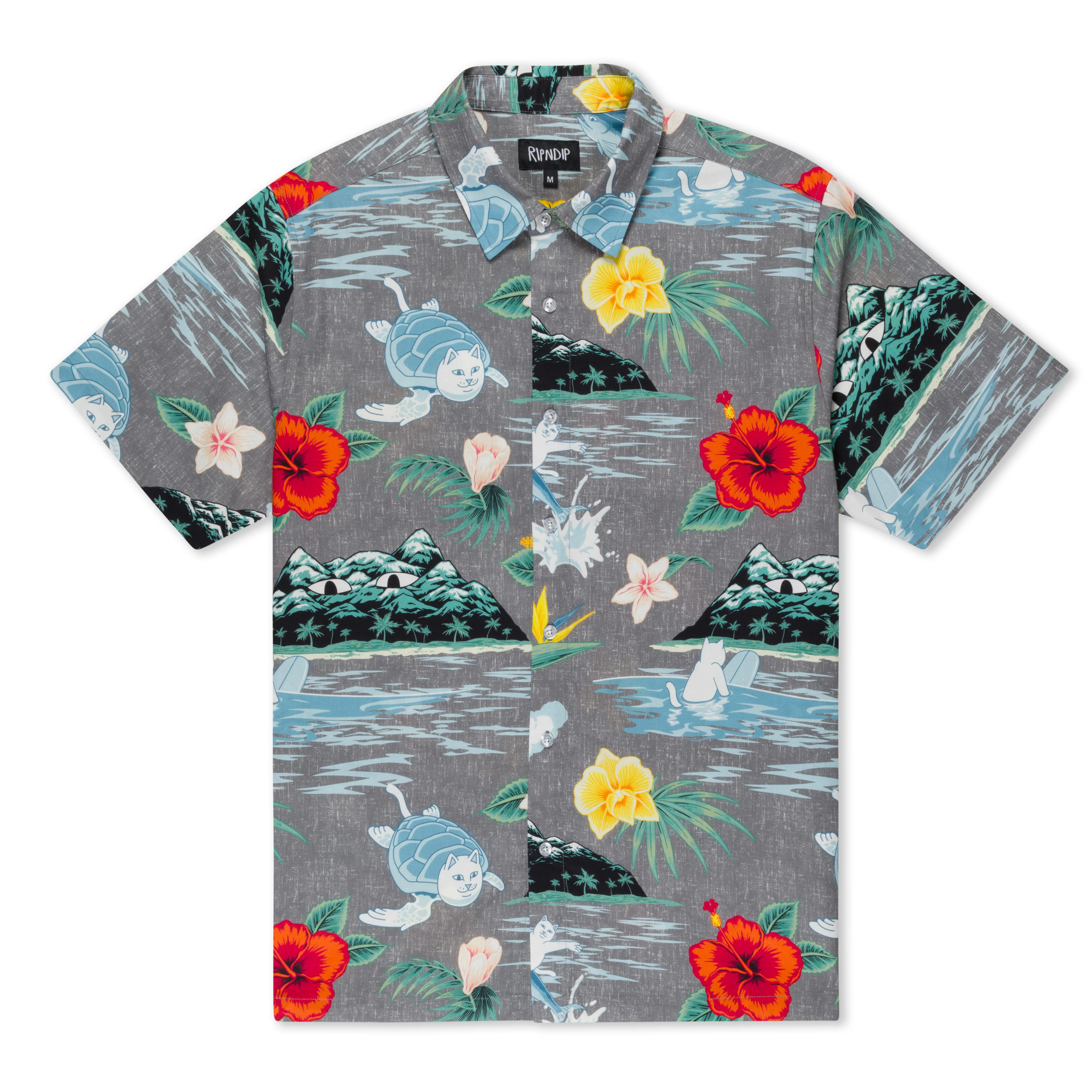 Image of Islanders Button Up Shirt (Charcoal)