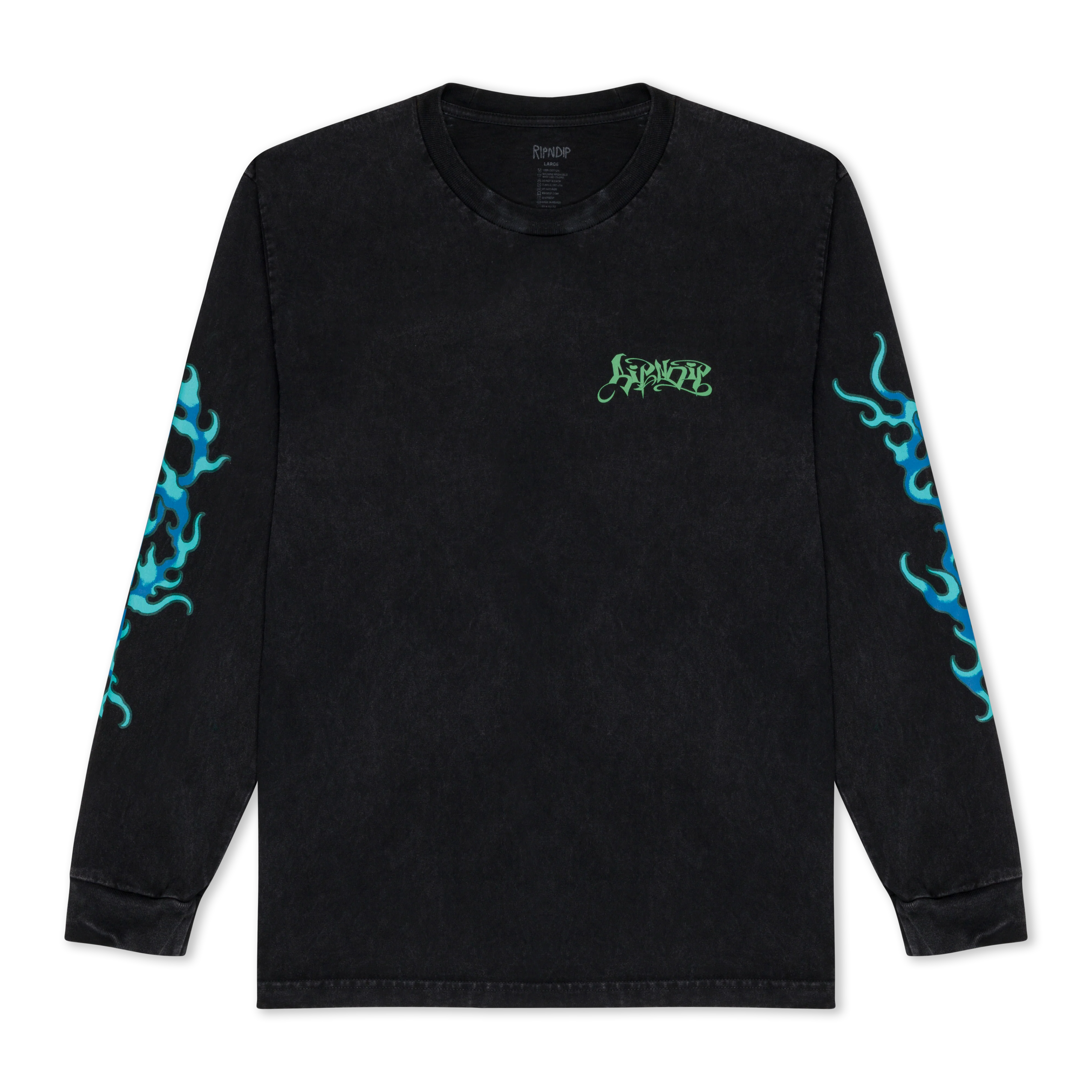 Image of Squabble Up Long Sleeve (Black Wash)