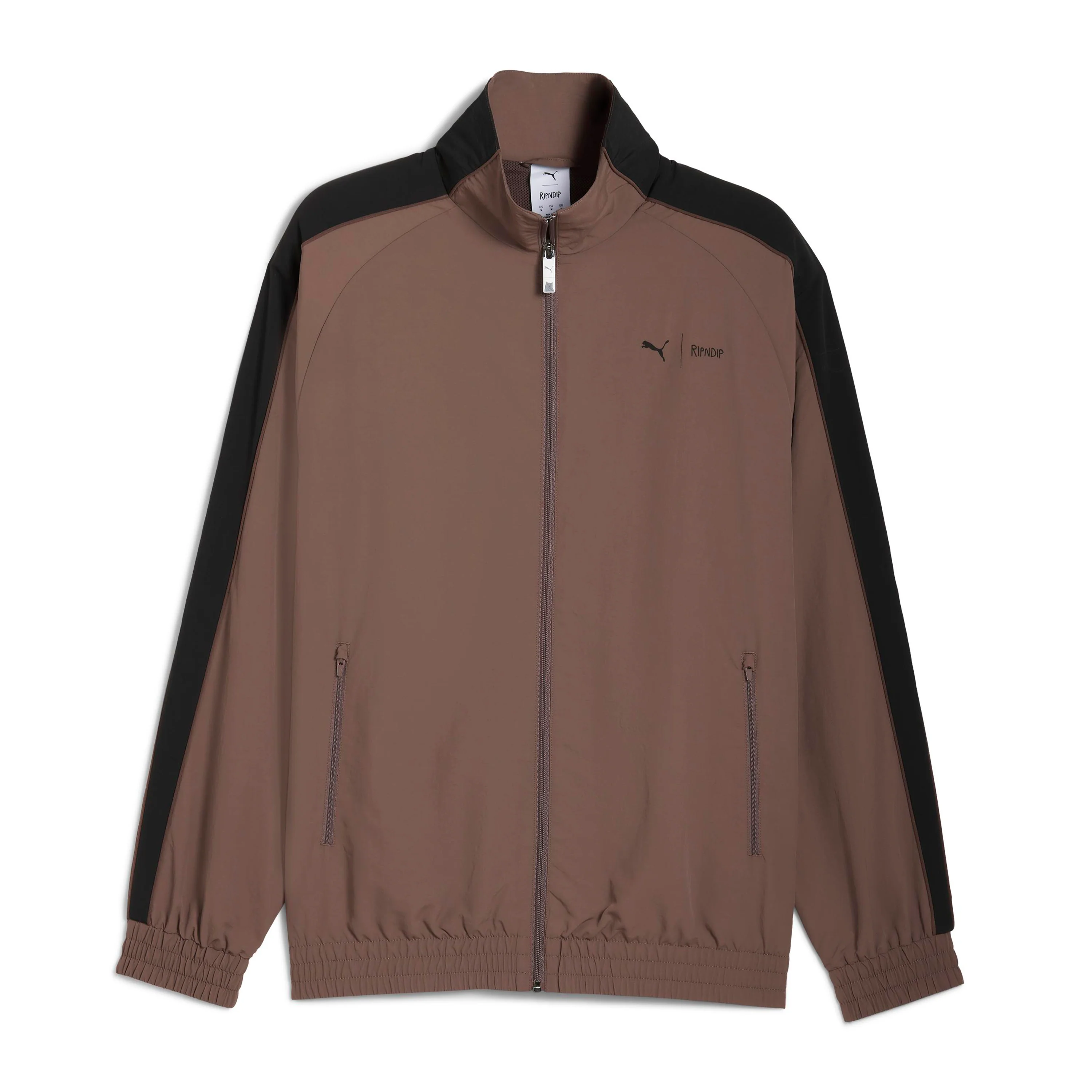 Image of PUMA X RIPNDIP T7 Oversized Track Jacket (Flat Bronze)