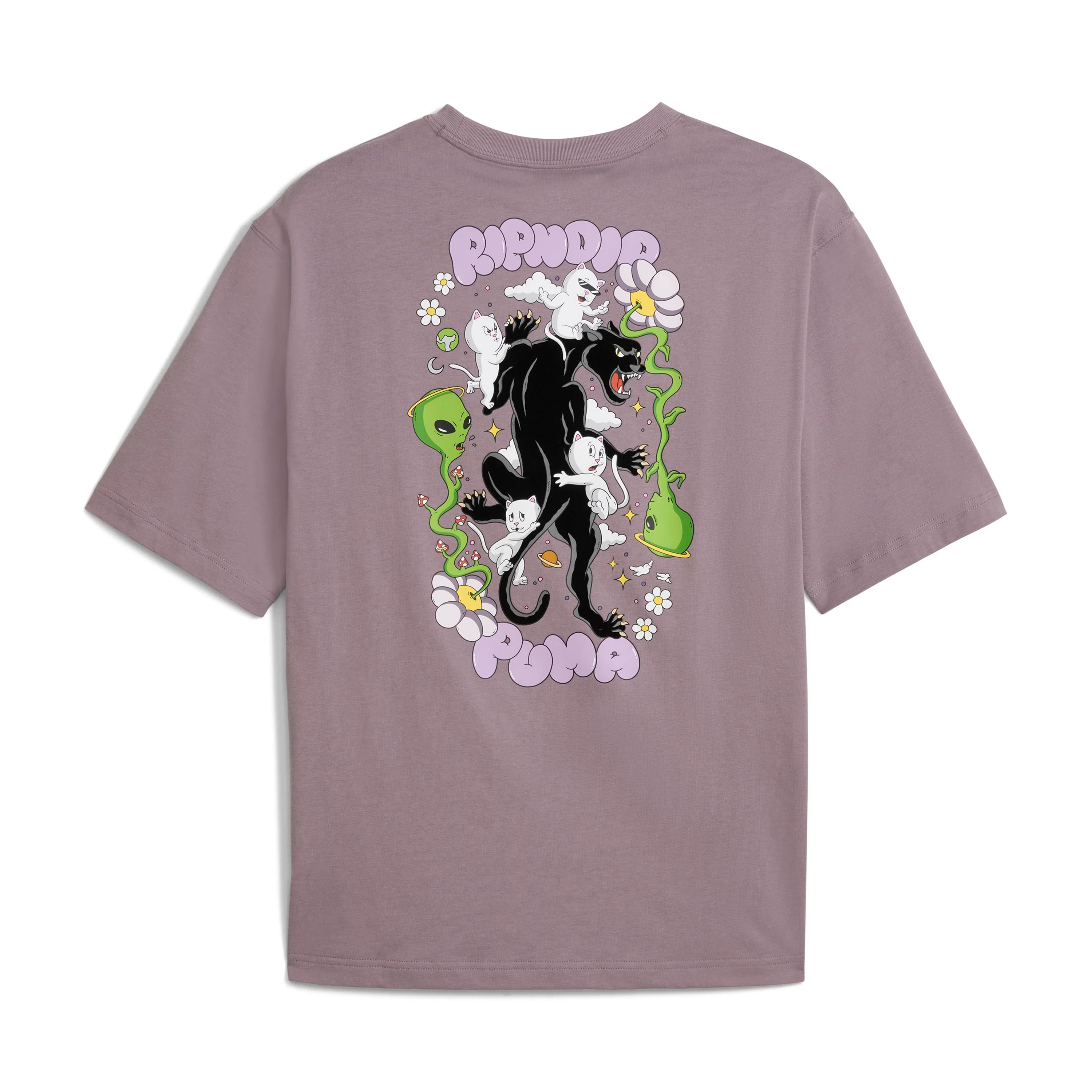 Image of PUMA X RIPNDIP Boxy Graphic Tee (Plum Jam)