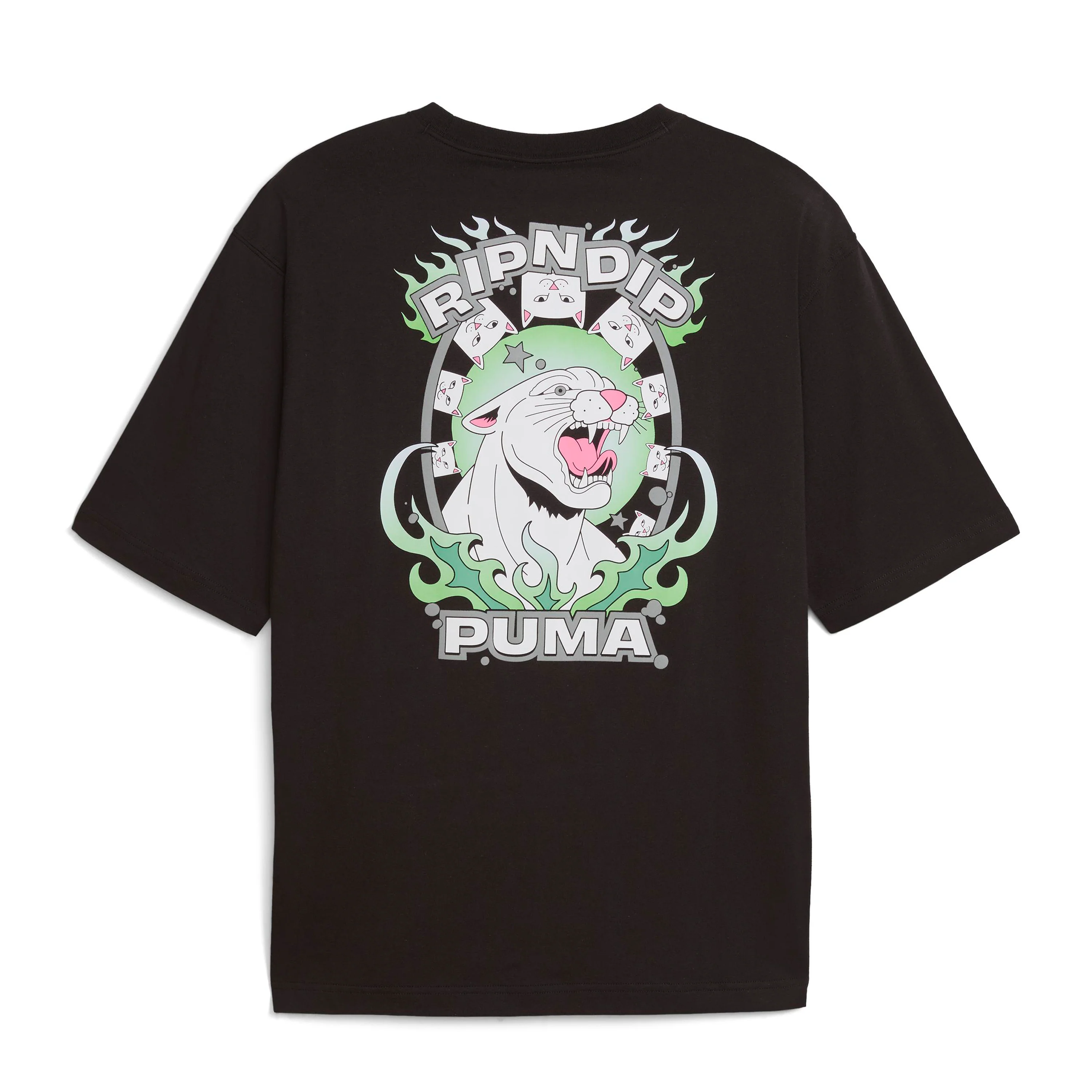 Image of PUMA X RIPNDIP Boxy Graphic Tee (Puma Black)