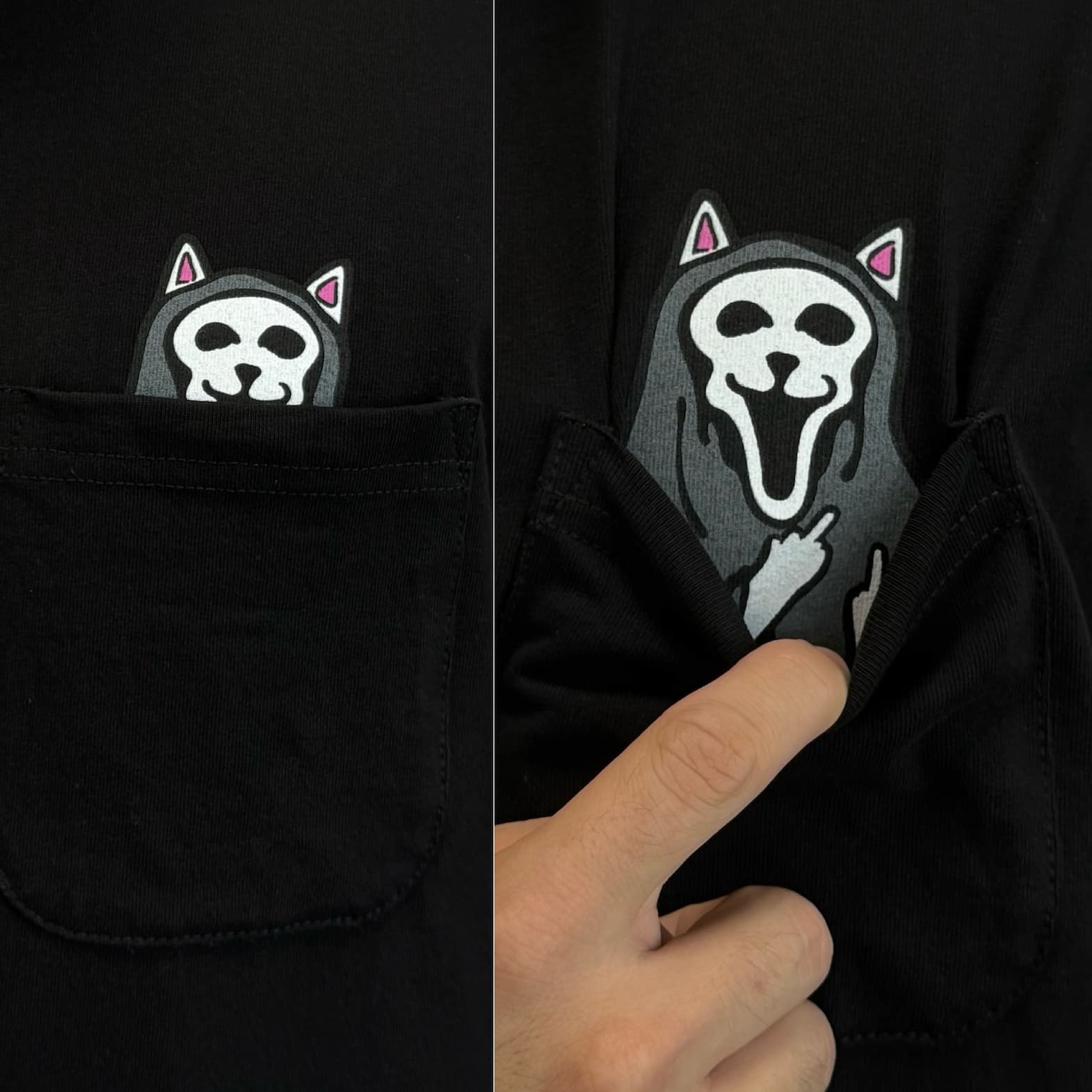 halloween pocket tees