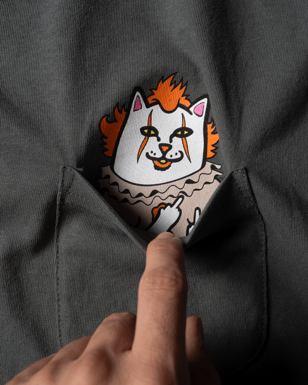 halloween pocket tee