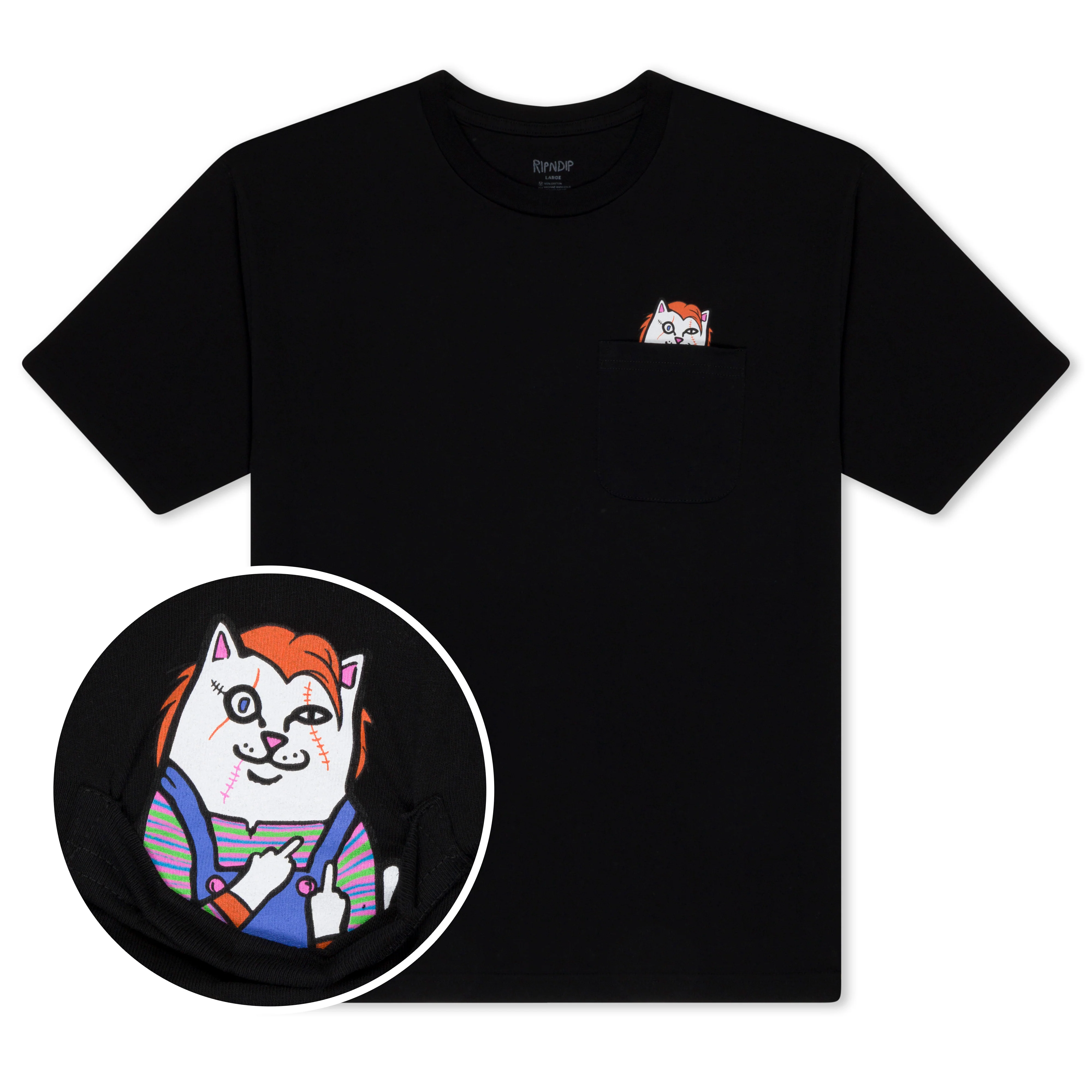 Image of Childs Play Lord Nermal Pocket Tee (Black)