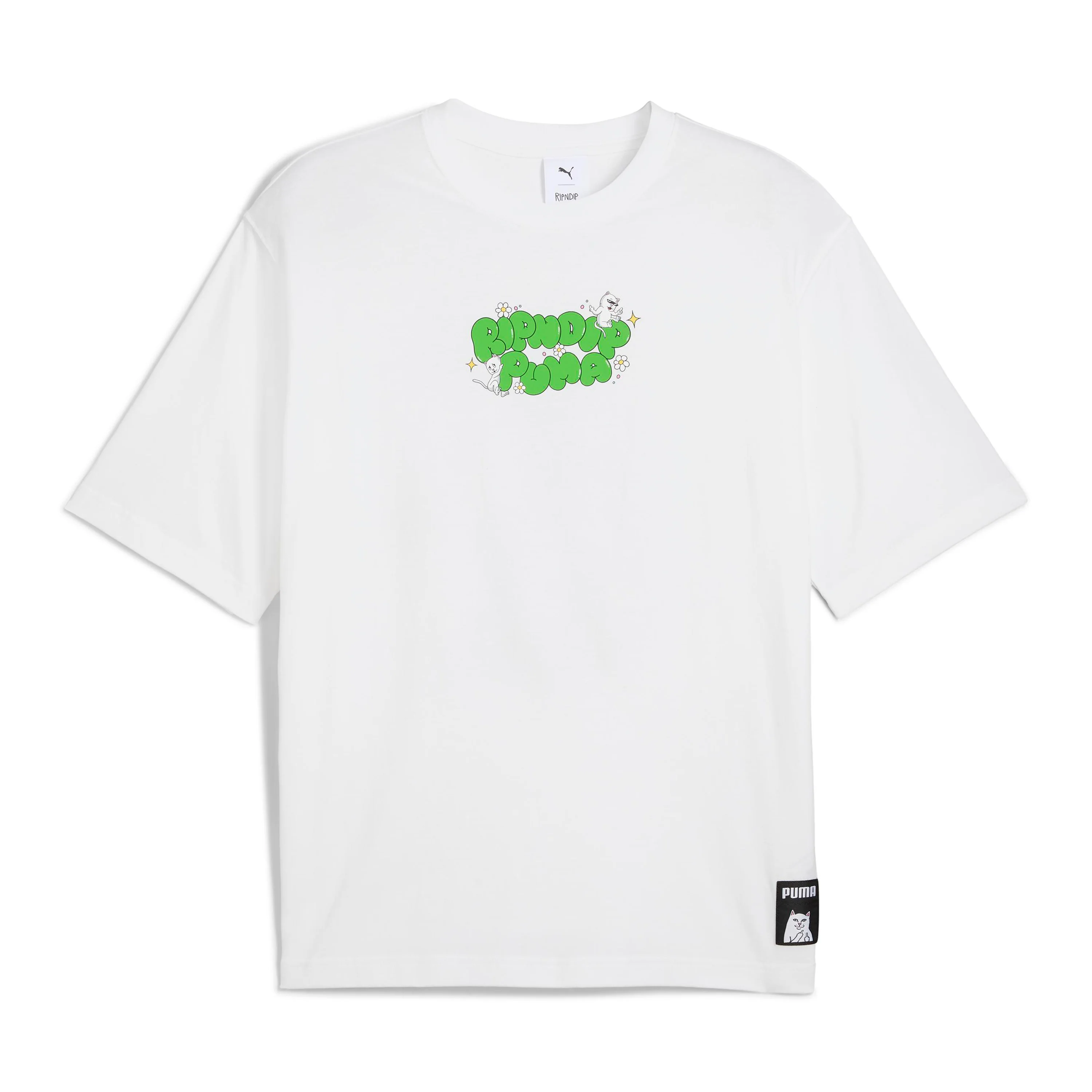 Image of PUMA X RIPNDIP Boxy Graphic Tee (Puma White)
