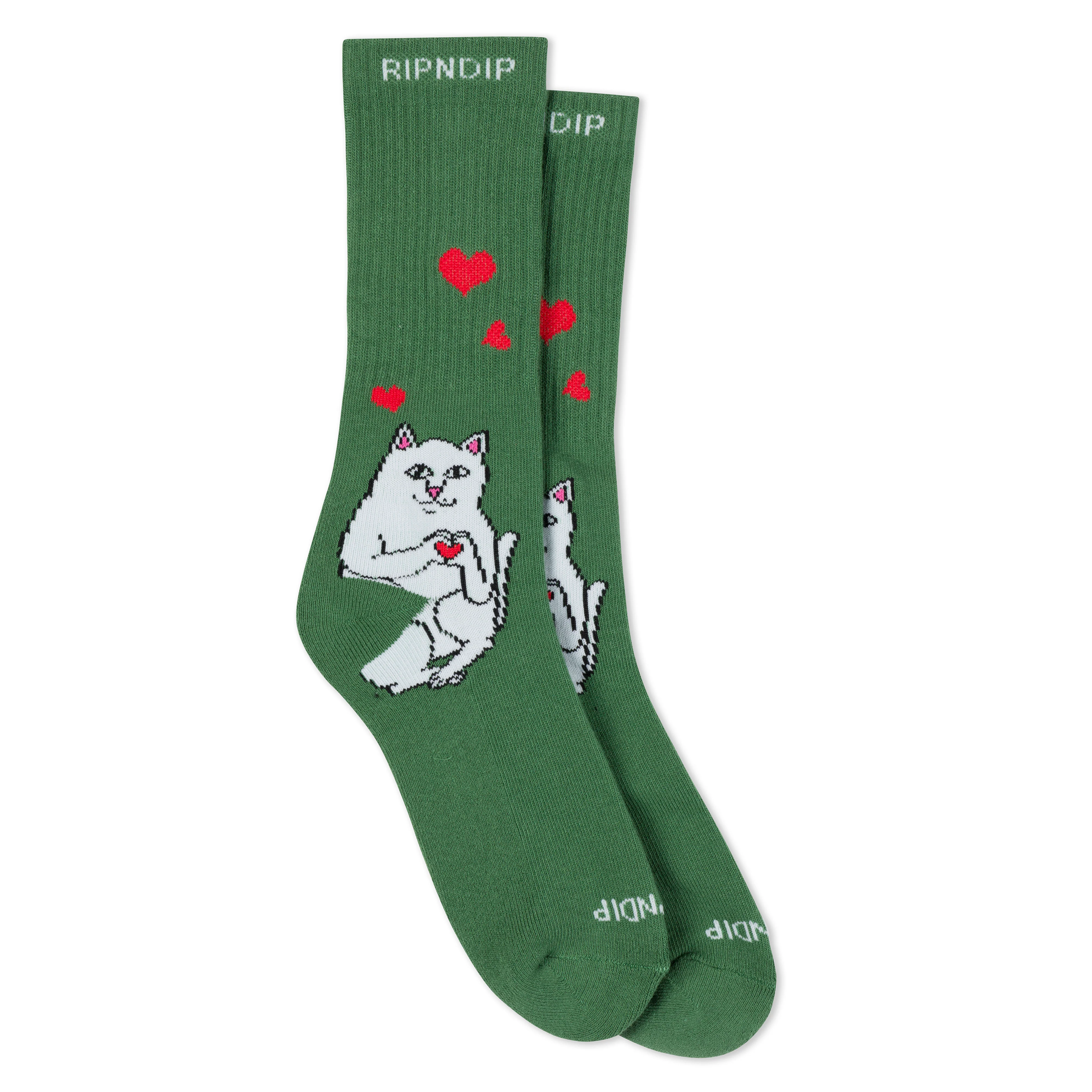 Image of Nermal Loves Socks (Dusty Pine)