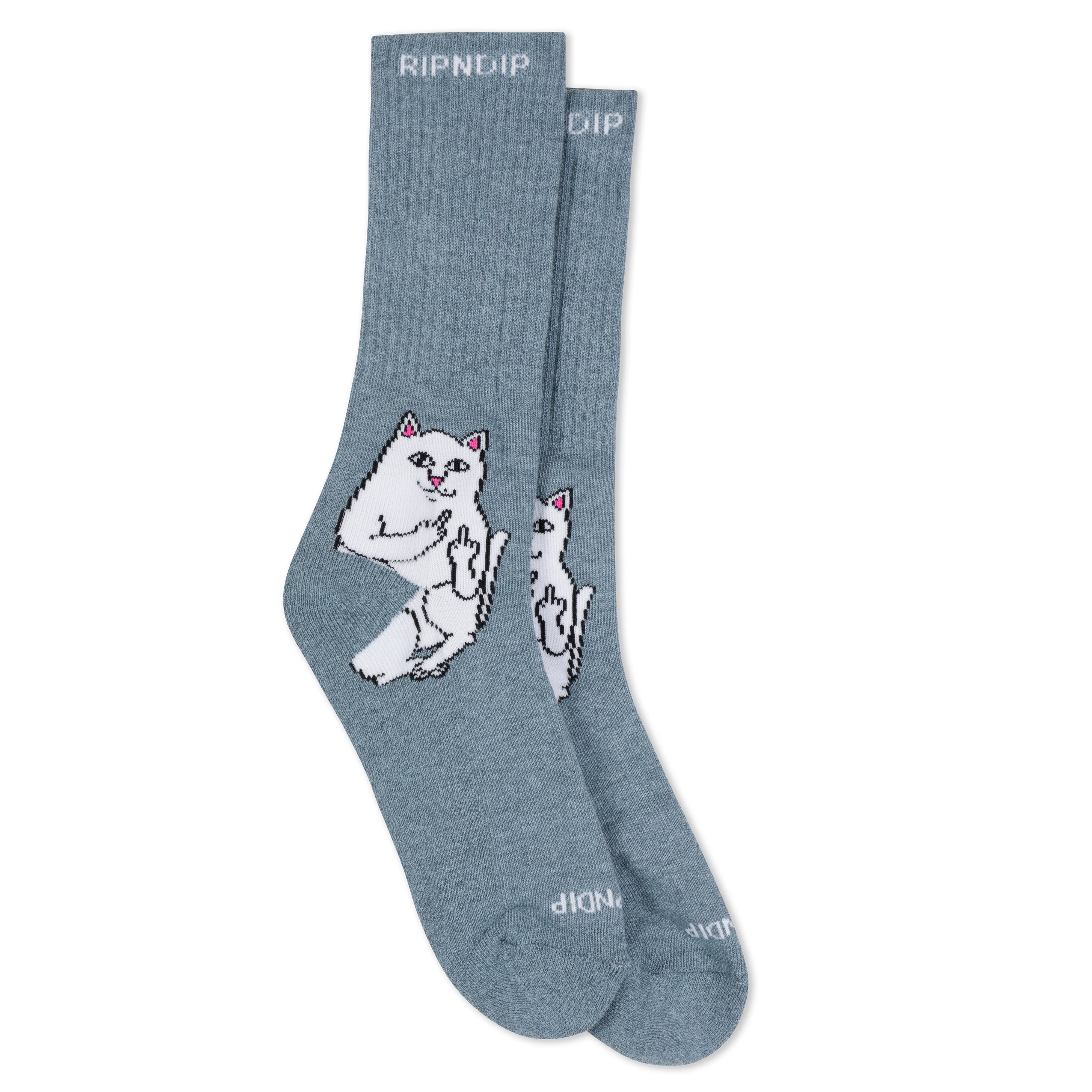 Image of Lord Nermal Socks (Charcoal Heather)