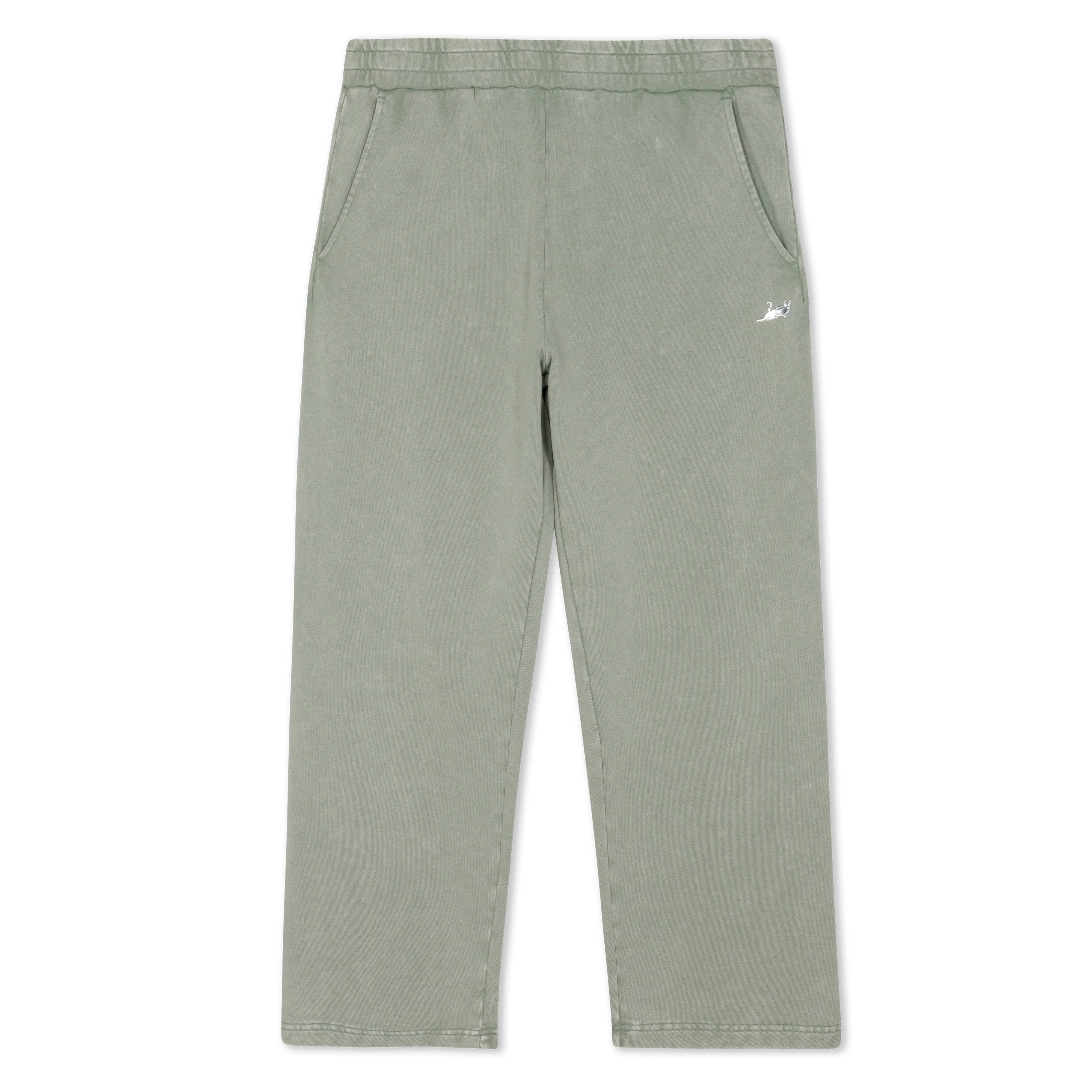 Image of Castanza Straight Leg Sweatpants (Sage Vintage Wash)