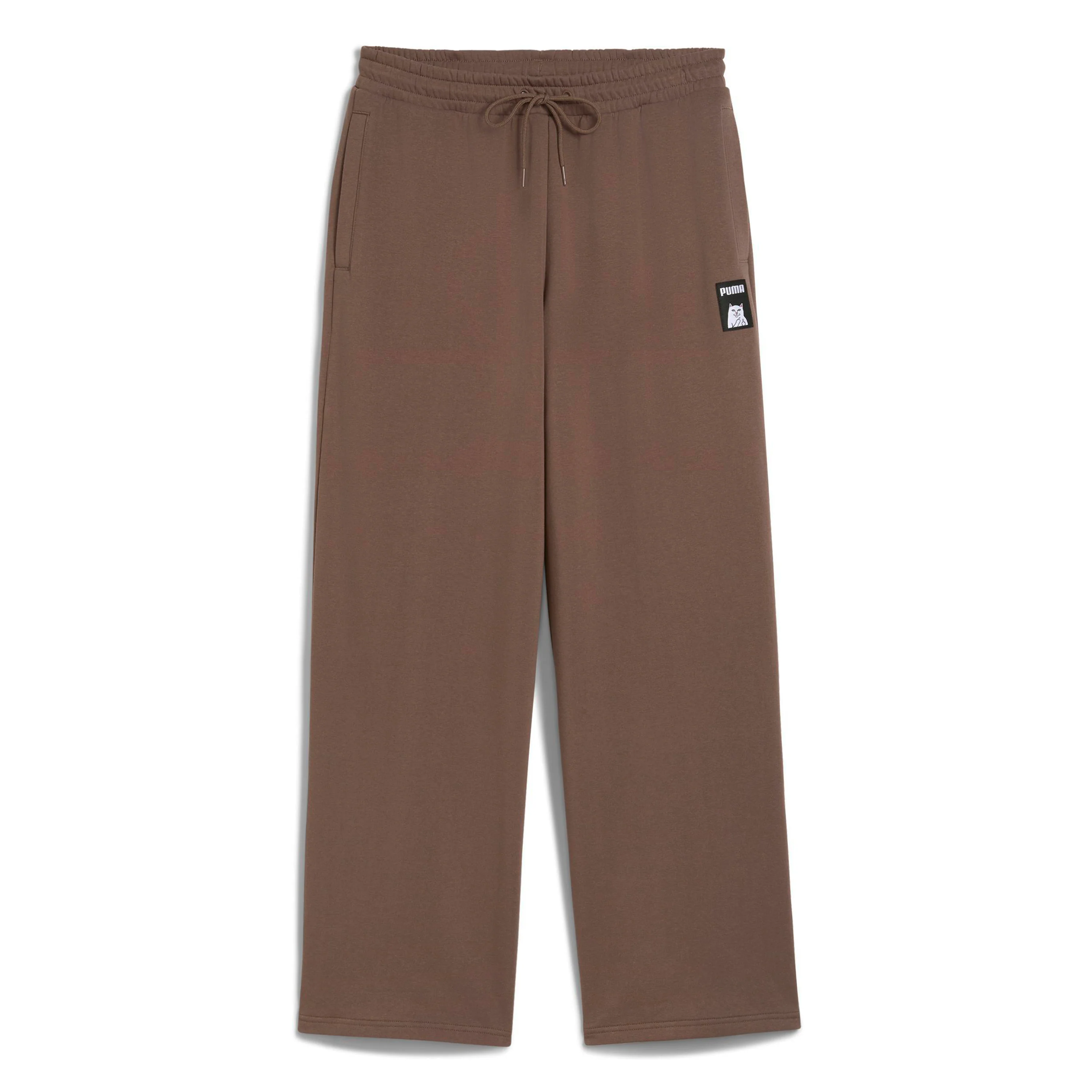 Image of PUMA X RIPNDIP Oversized Wide Sweatpants (Flat Bronze)