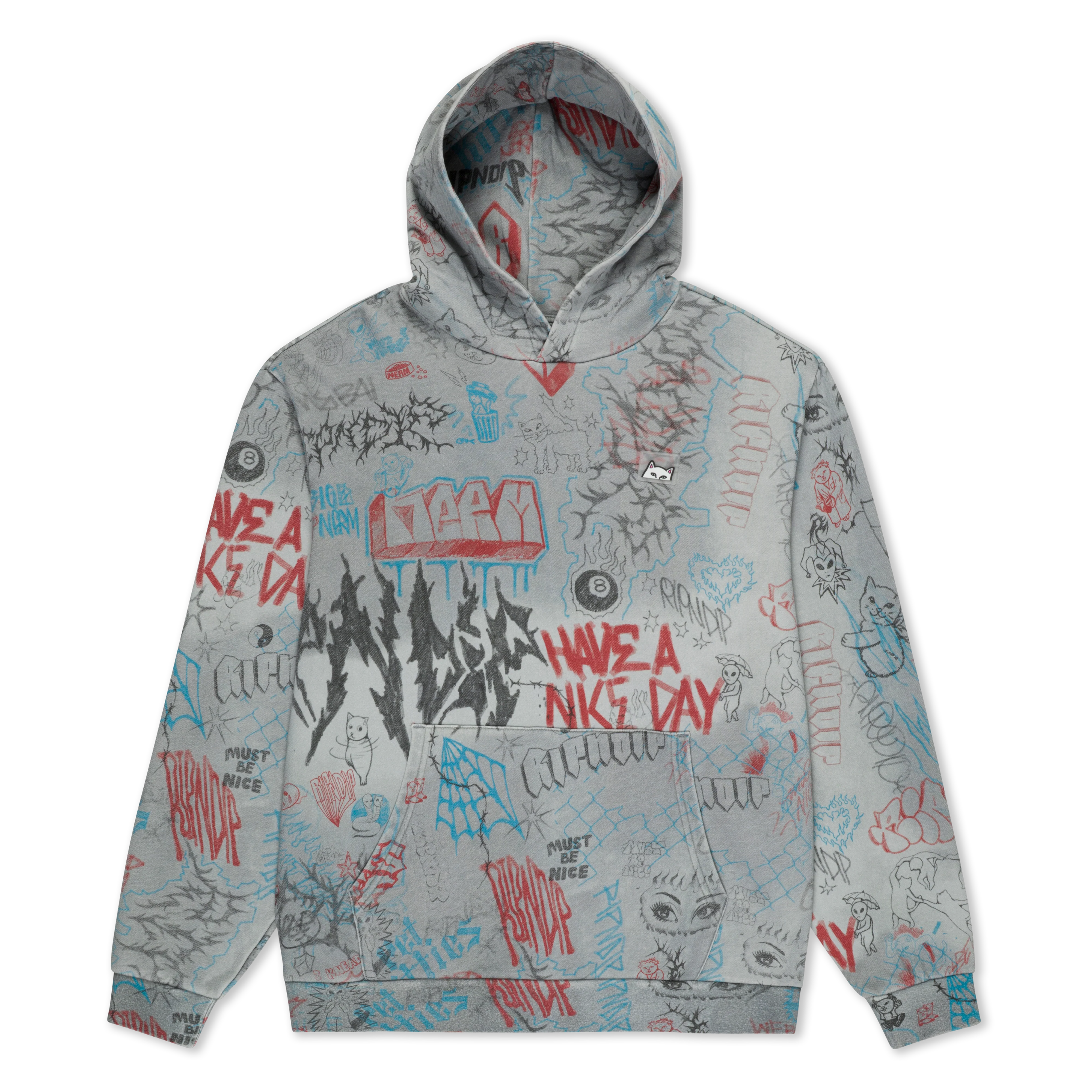 Image of Marker Hoodie (Sage Grey Vintage Wash)