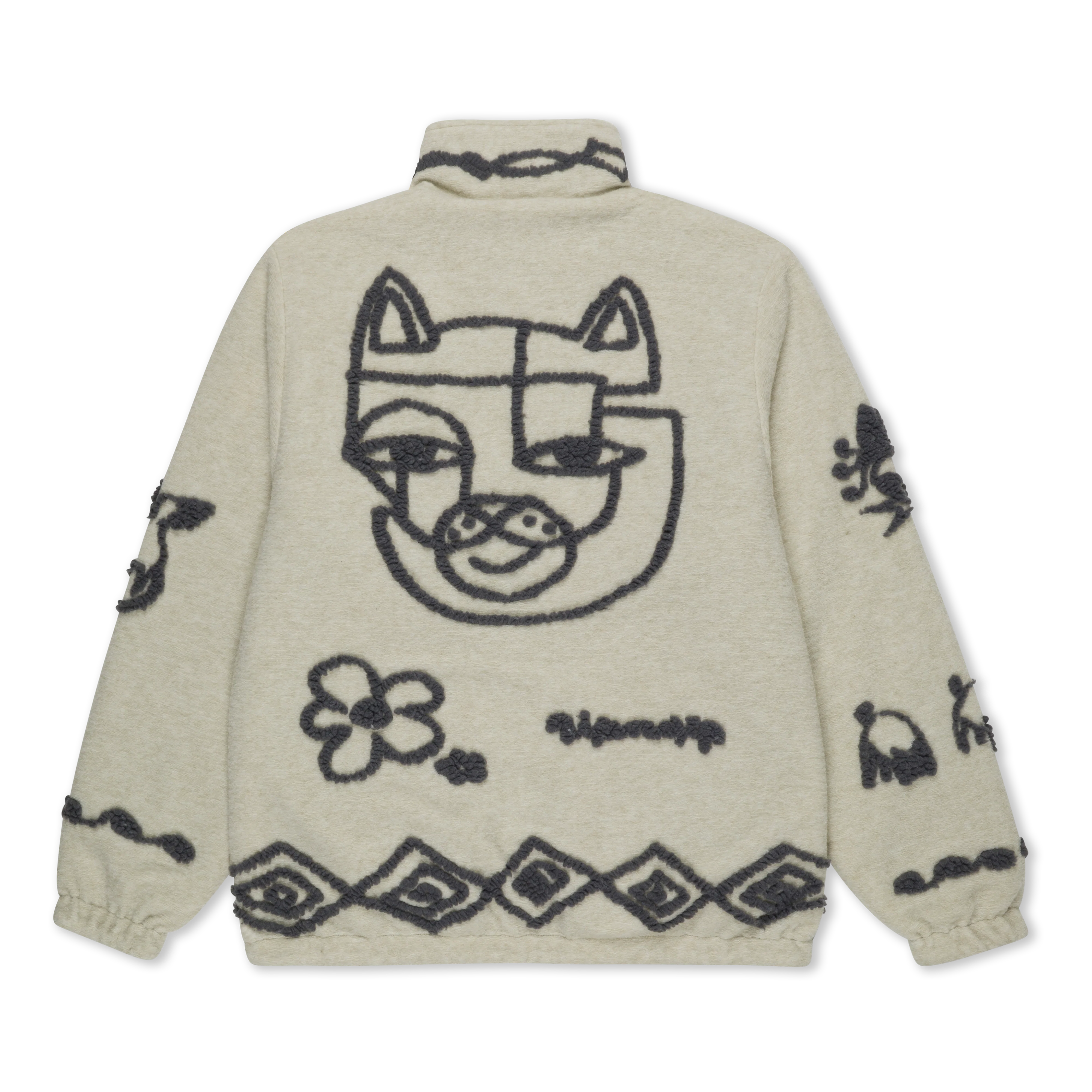 Image of Blonded Reversible Jacket (Sand / Charcoal)